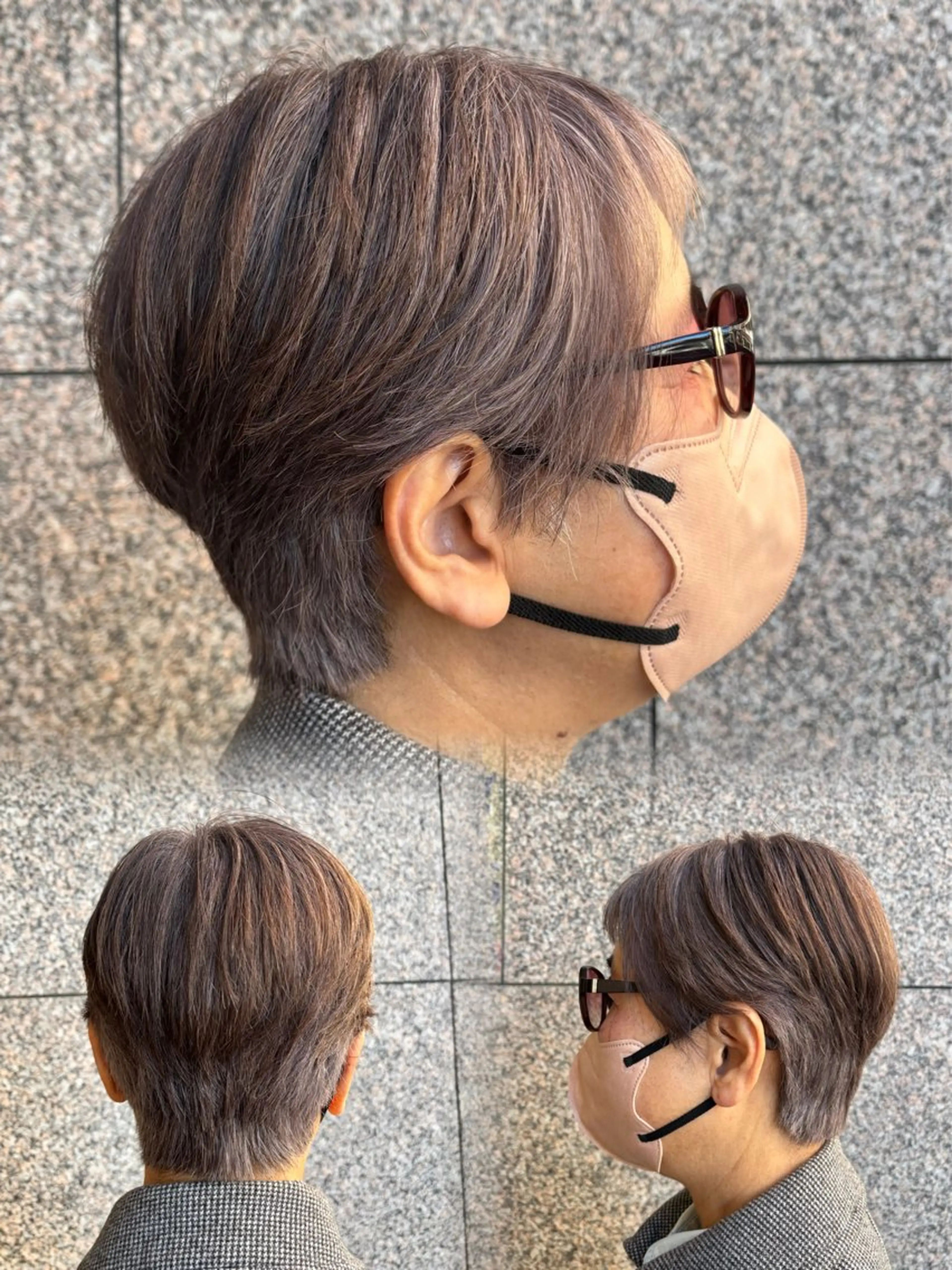 ショート カラー カット ヘアカラー maru.所属・林 小夏のヘアスタイル