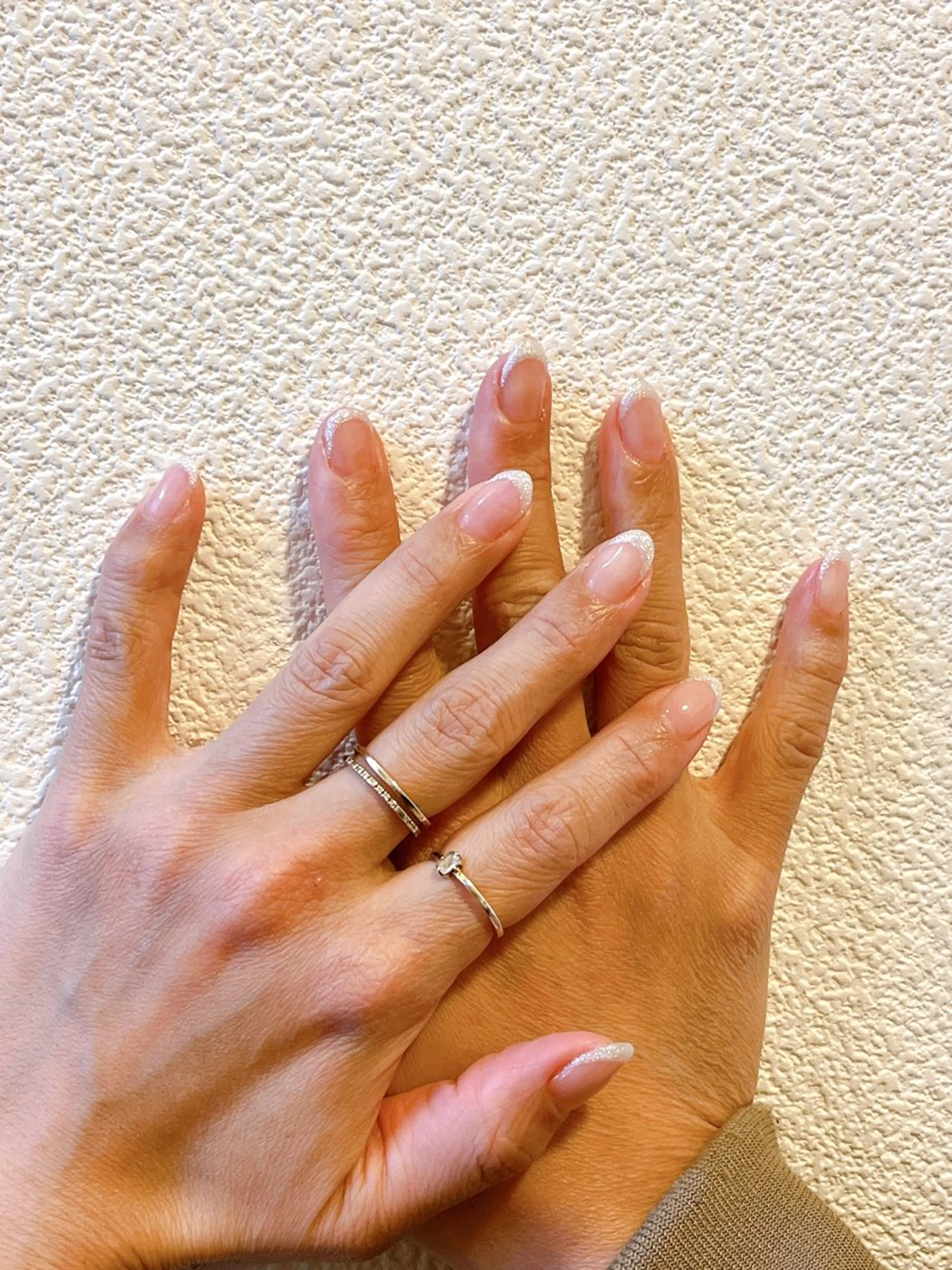 ネイル オーロラネイル フットネイル フレンチネイル ジェルネイル 韓国ネイル Mogu nail 二子玉川のネイルデザイン