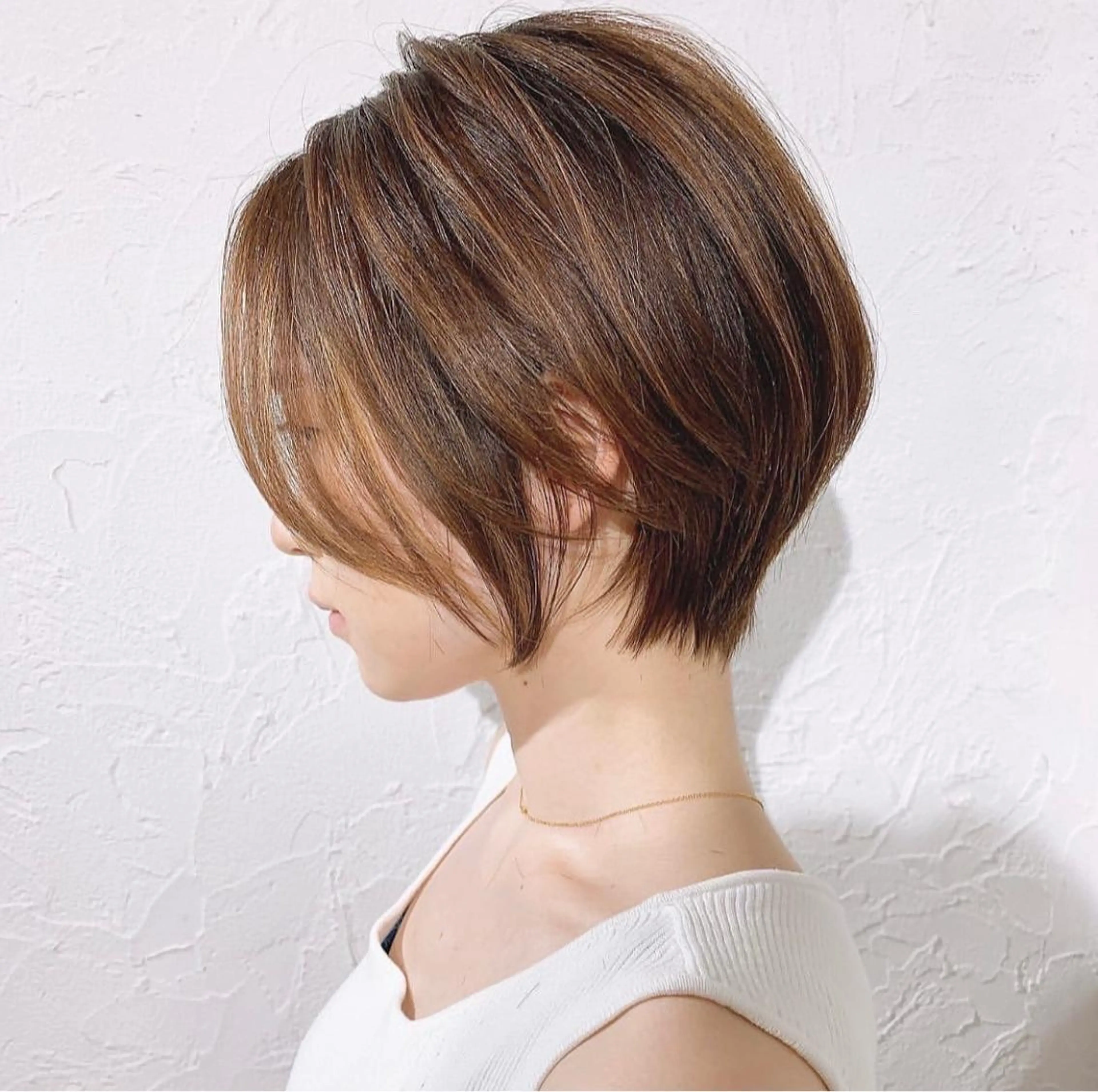 ショート 🌷ピンク/韓国風 暖色カラー ゆい🌷のヘアスタイル