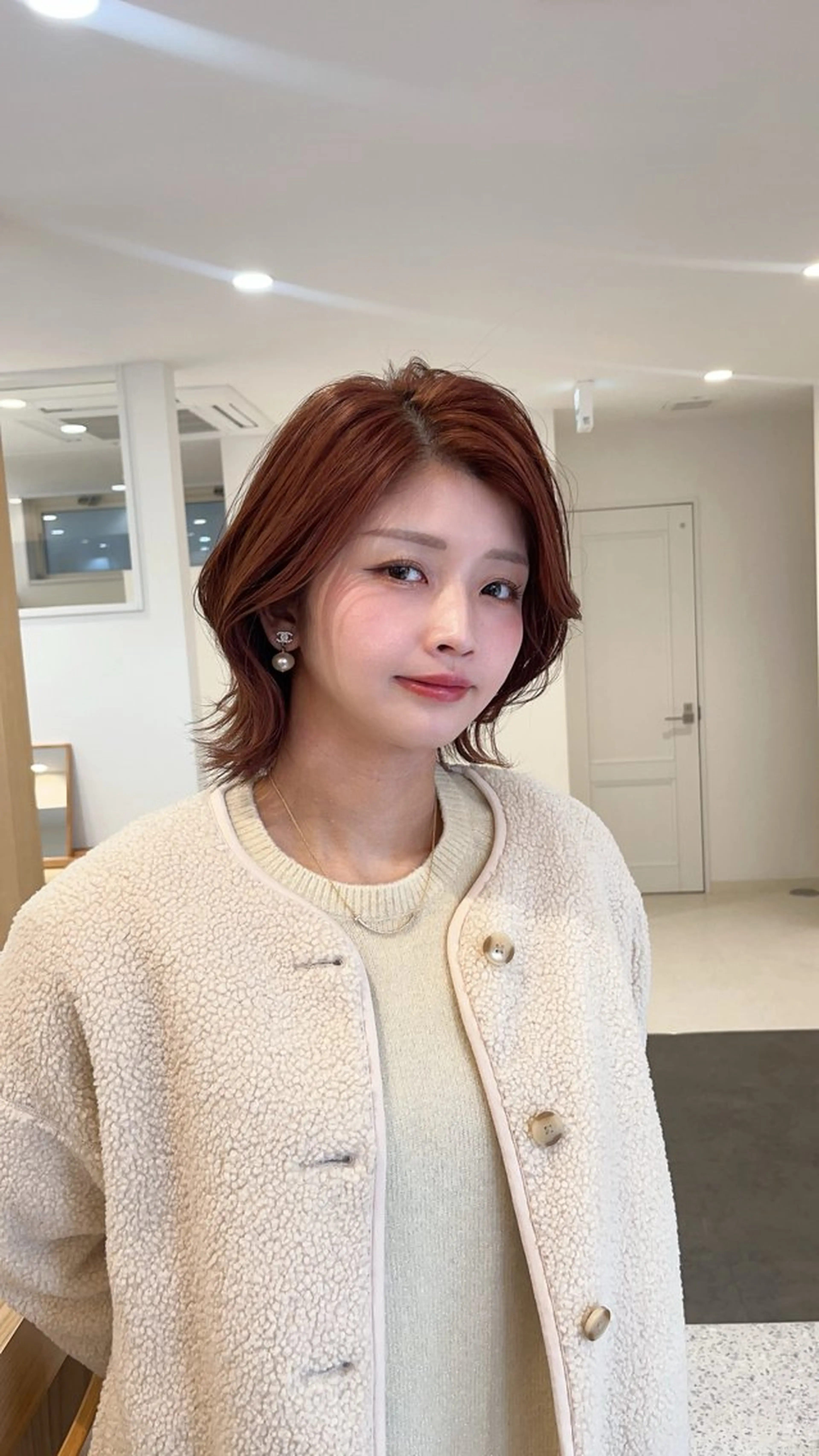 ミディアム MIZUKI🫧ྀི 韓国ヘアAFLOATのヘアスタイル