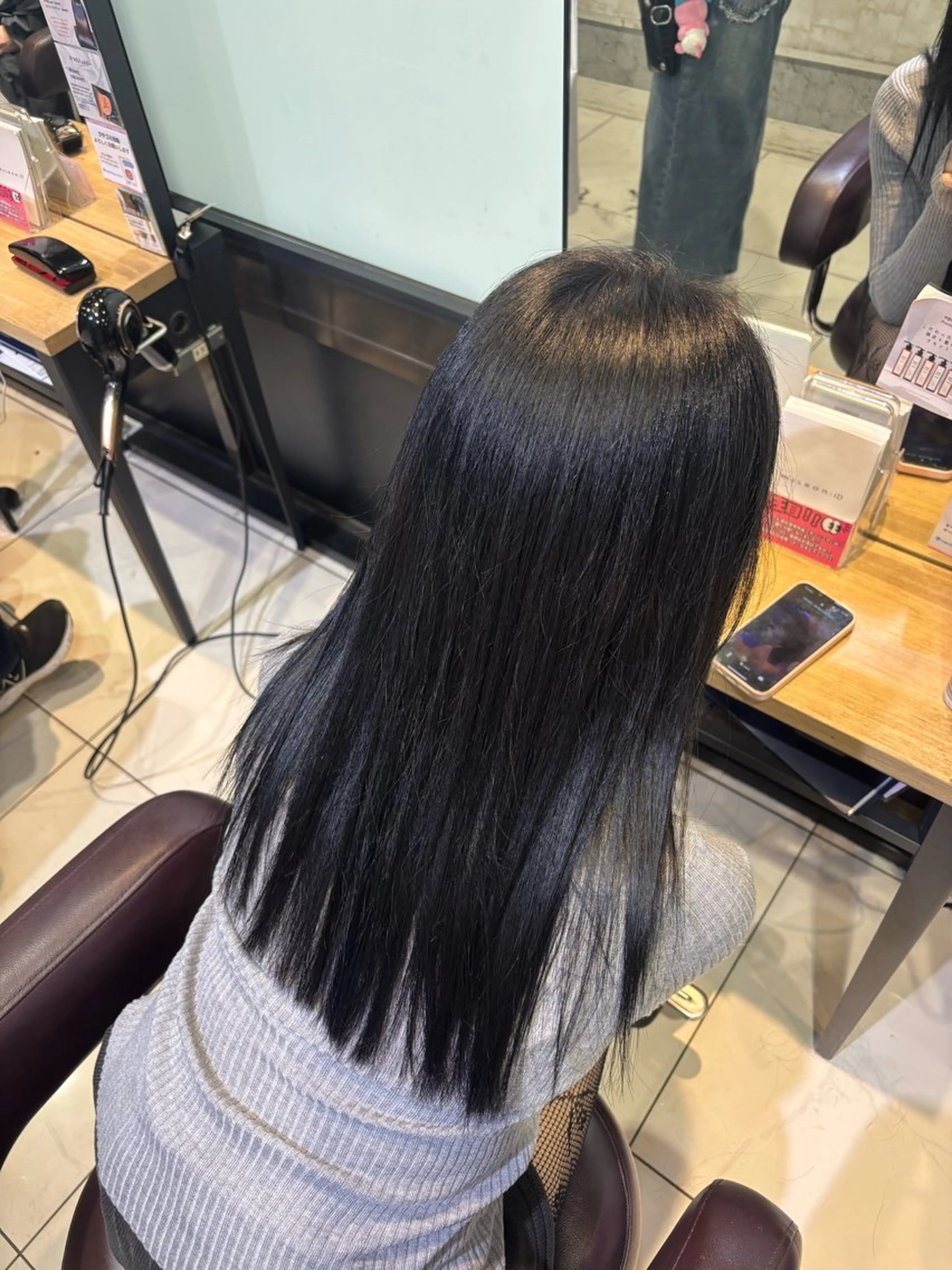 ロング カラー ヘアカラー トリートメント 髪質改善韓国レイヤー /カラー/miyuのヘアスタイル