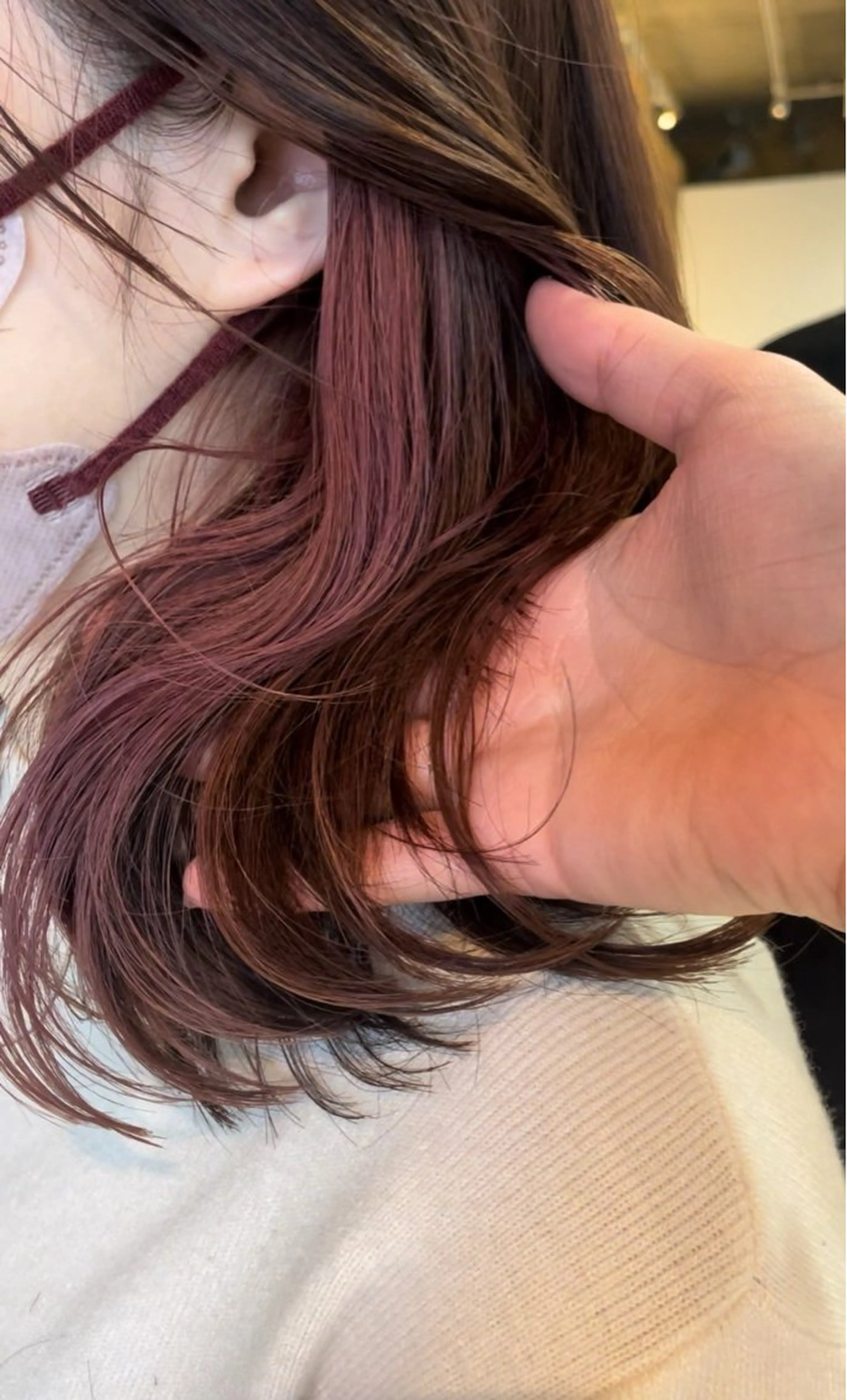 ロング カラー カット ヘアカラー トリートメント 💕カットカラーモ デル募集/あゆり💕のヘアスタイル