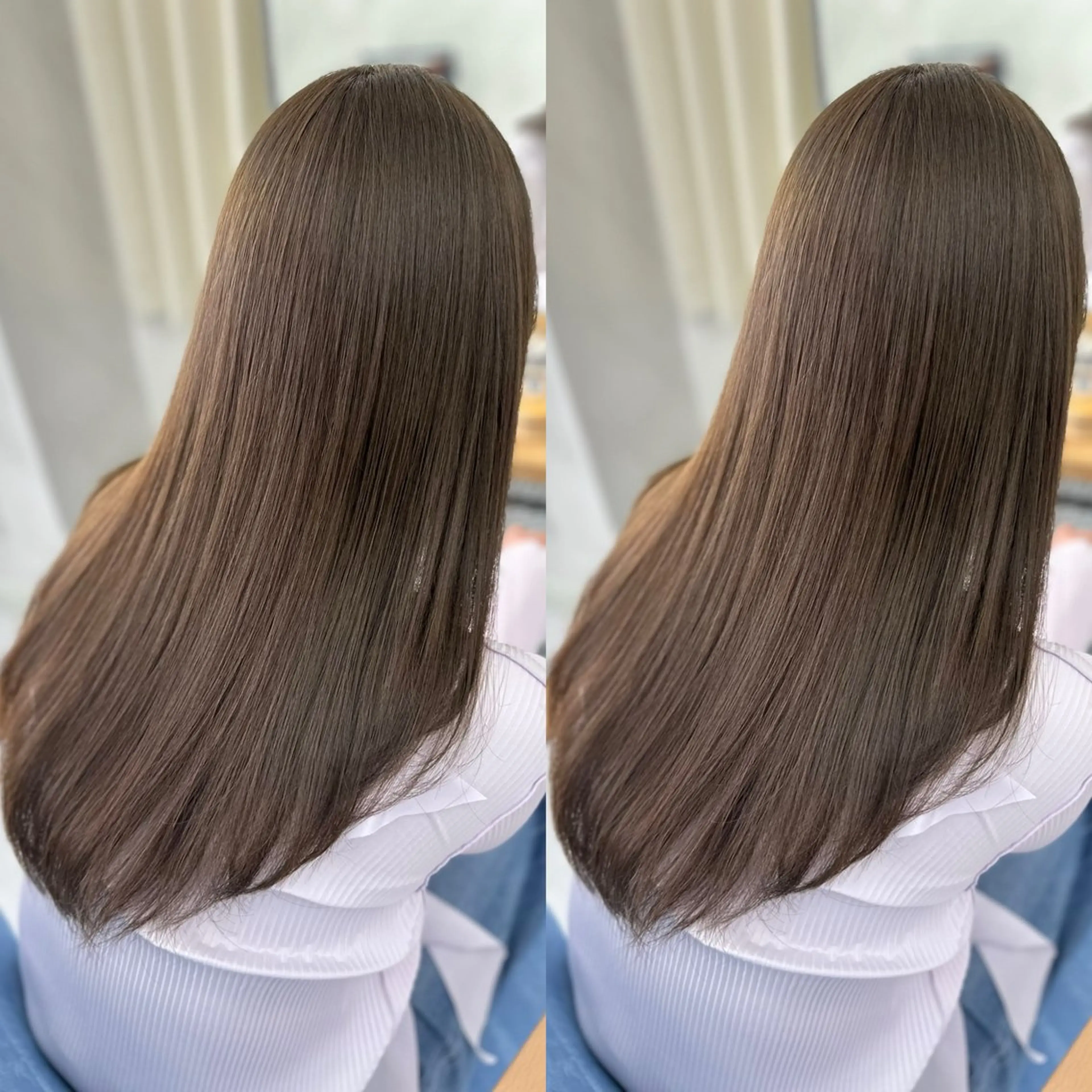 ロング 縮毛矯正💎髪質改善 艶カラー/木下のヘアスタイル