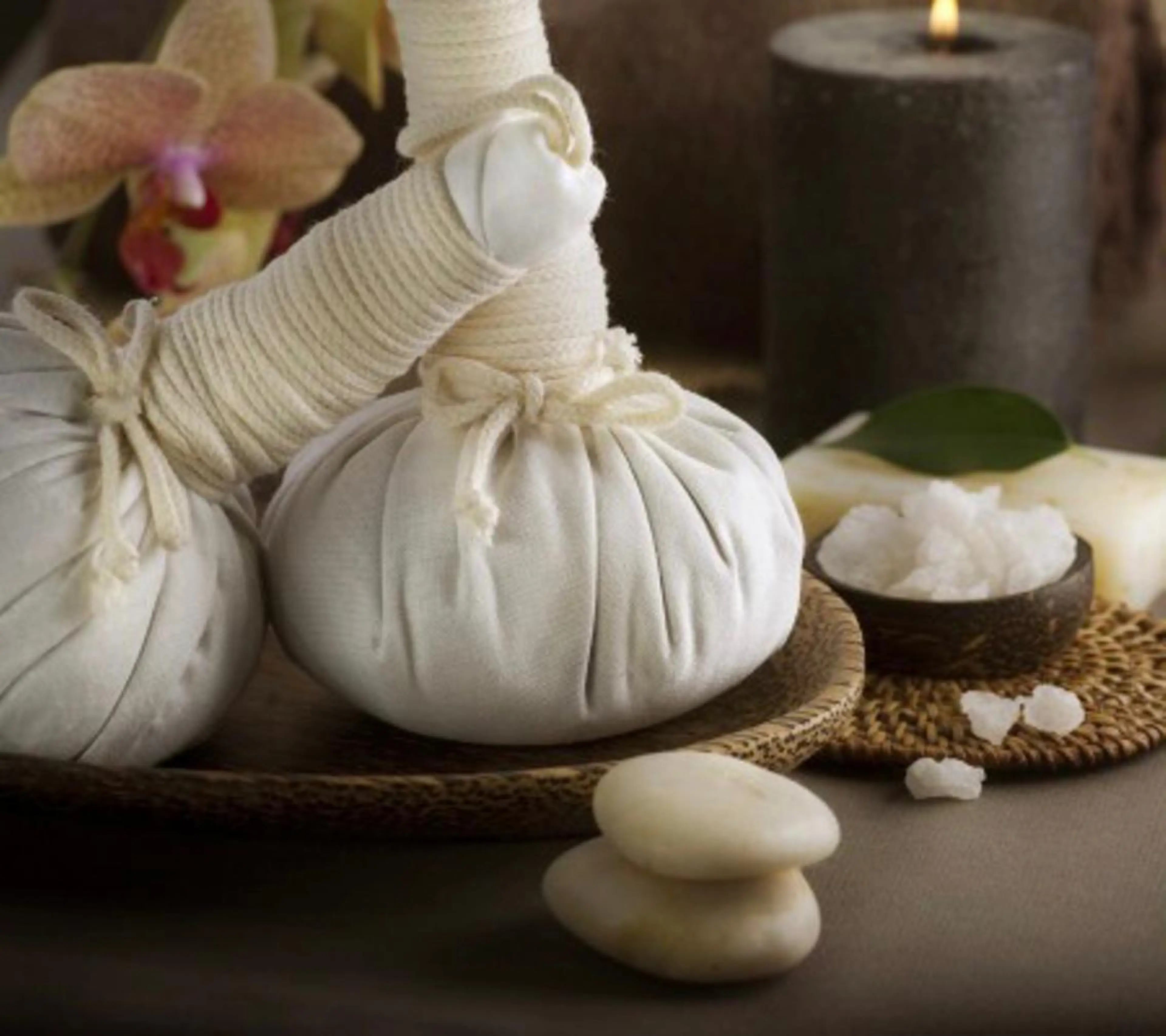 ハーバルボールトリートメント (オプション)の写真