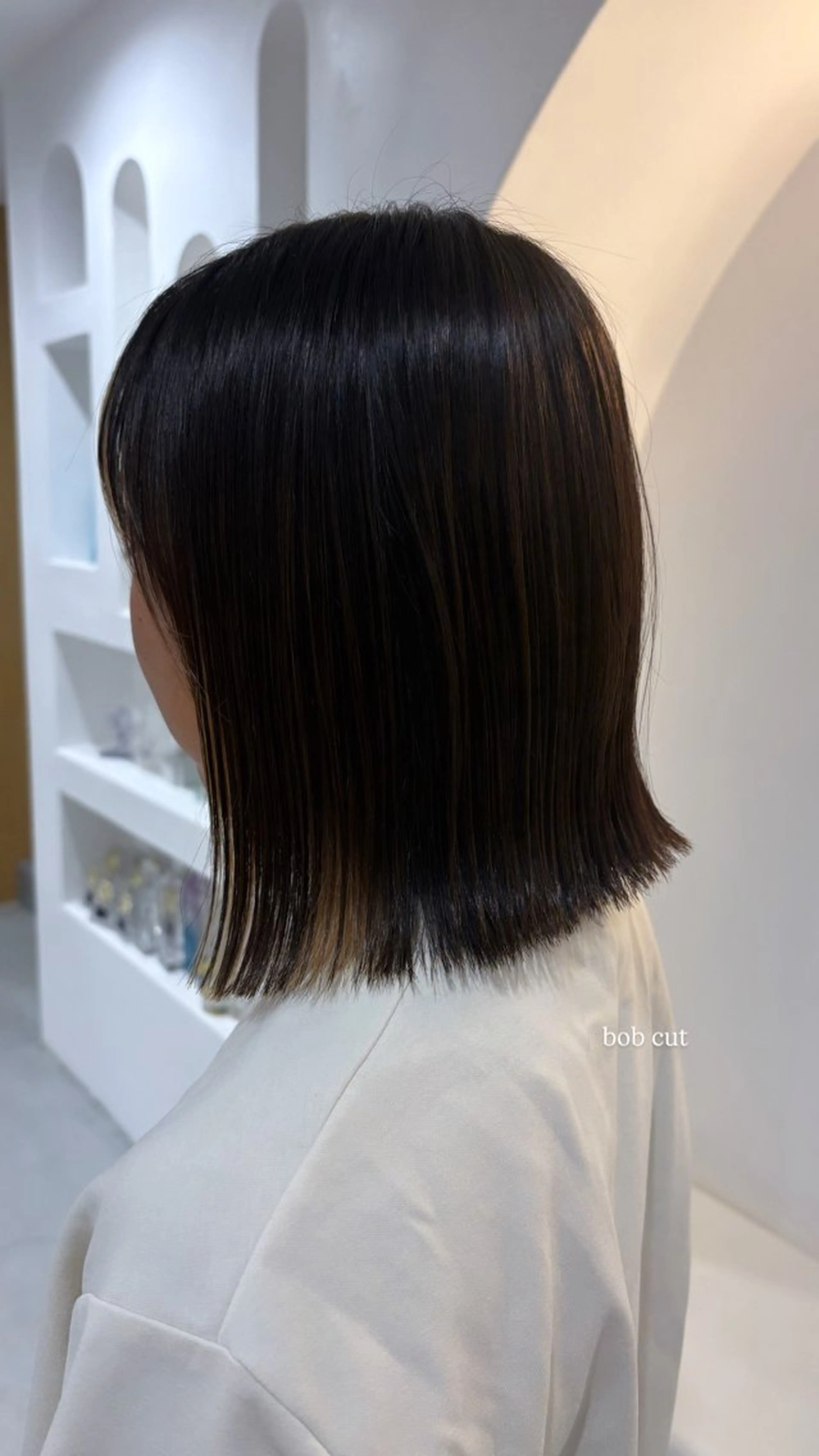 ミディアム ボブ 彦坂 柚羽のヘアスタイル