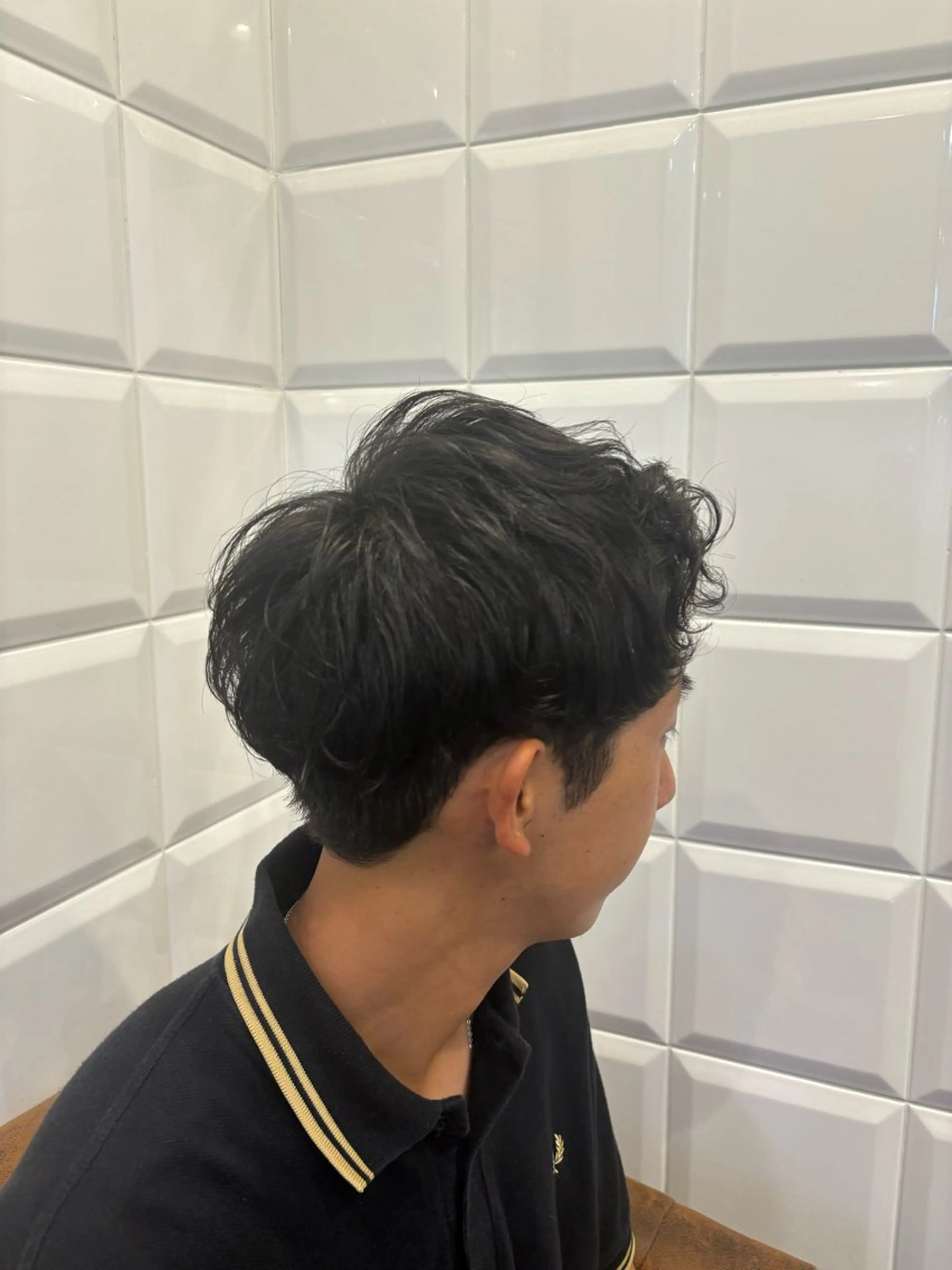 ミディアム メンズ カット レイヤーカット/艶髪 /パーマaikoのヘアスタイル