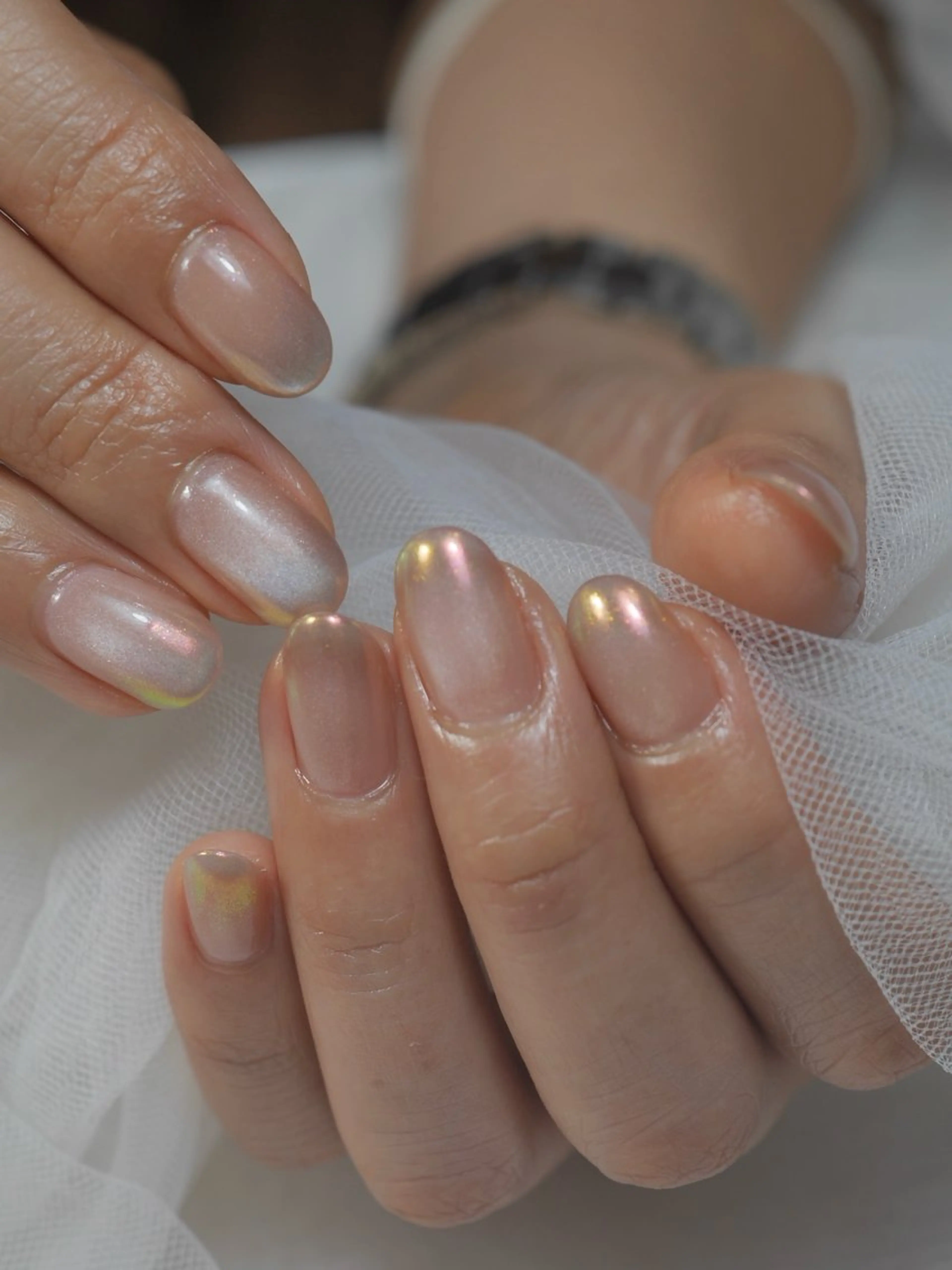 ネイル オーロラネイル マグネットネイル Nail Salon .Lalahのネイルデザイン