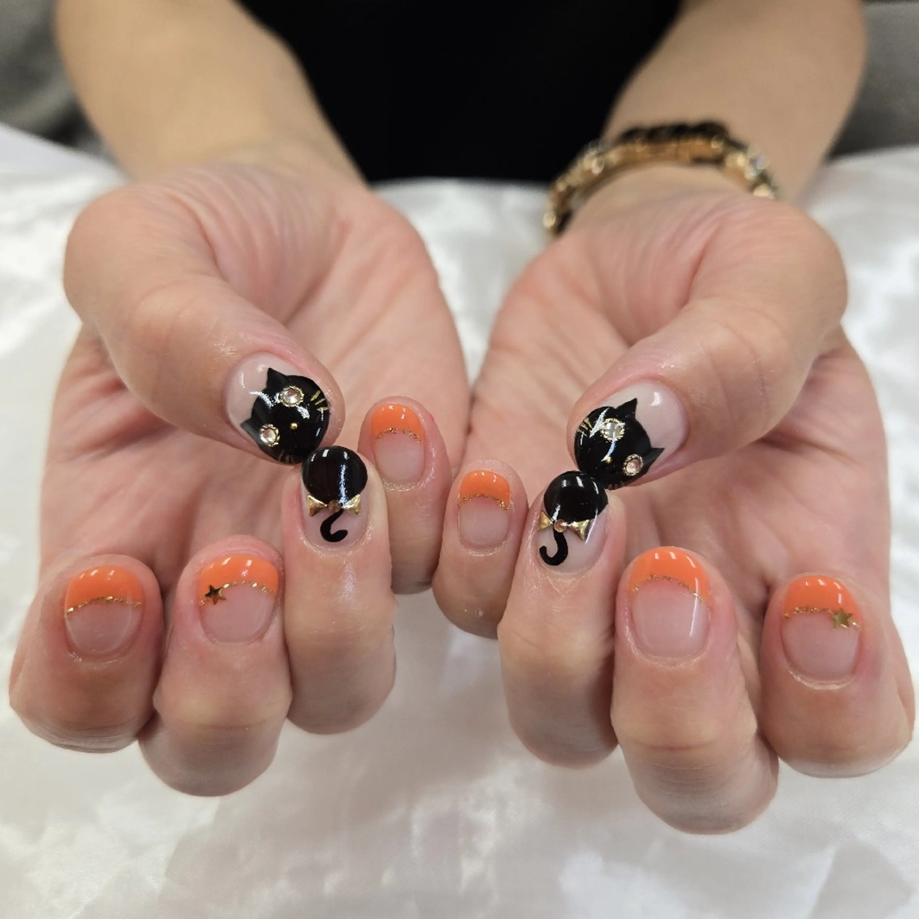 ネイル アートネイル オーロラネイル チークネイル ジェルネイル グラデーション ハンドネイル 河野ちえ (雑誌掲載サロン)のネイルデザイン