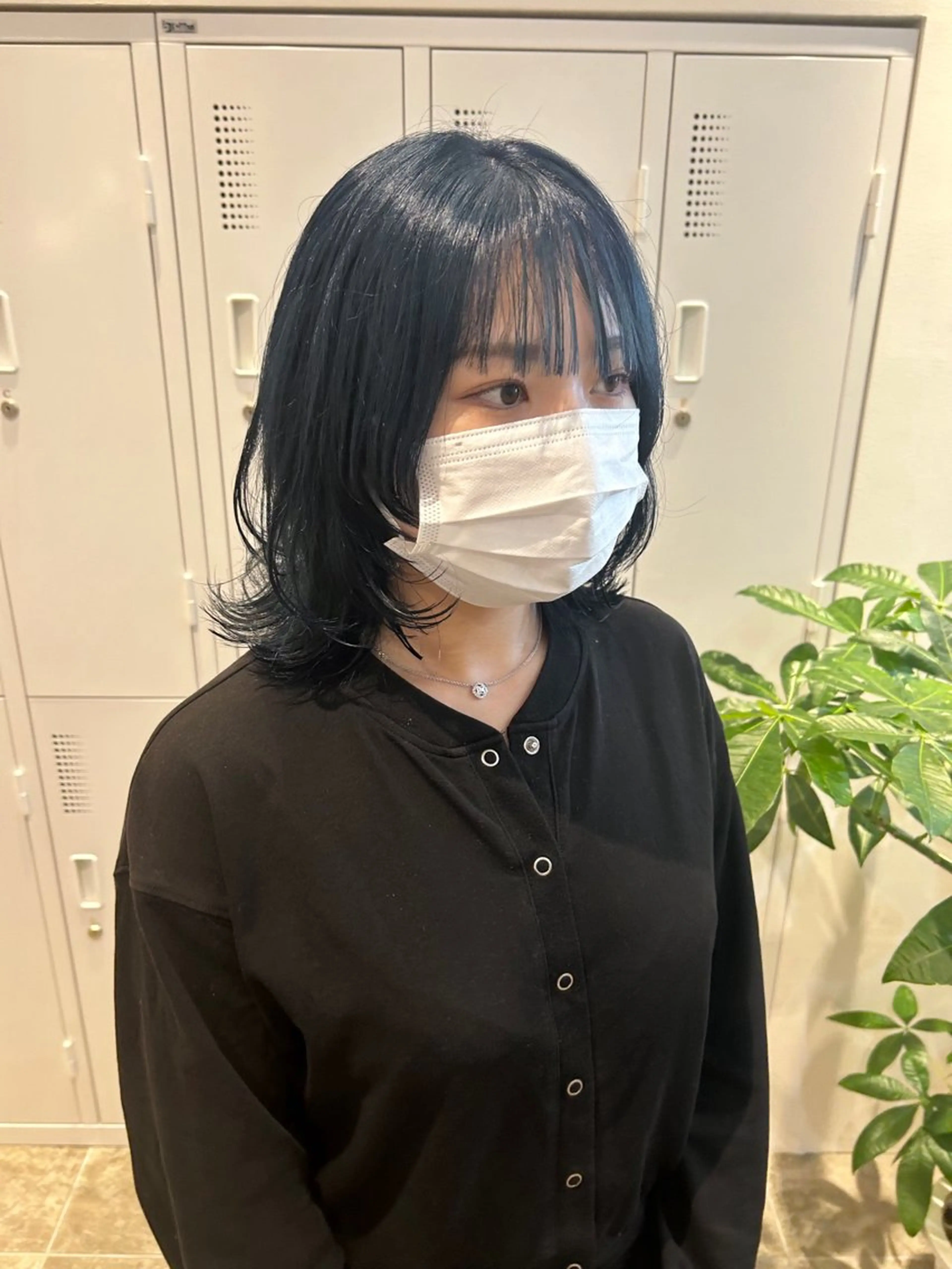 セミロング 築地 なずなのヘアスタイル