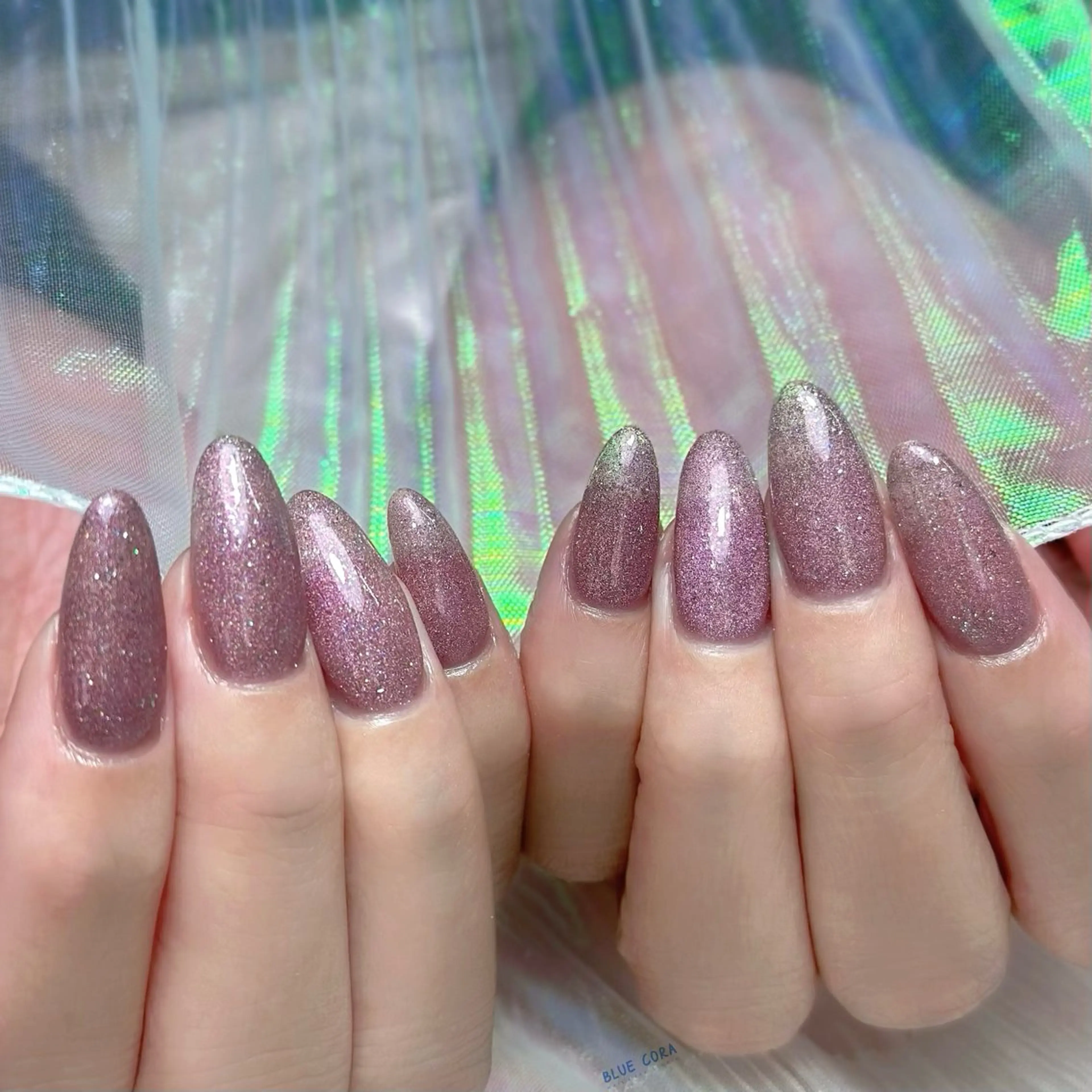 ネイル フラッシュネイル マグネットネイル ハンドネイル ハンドケア BLUE CORA所属・BLUE CORAのネイルデザイン