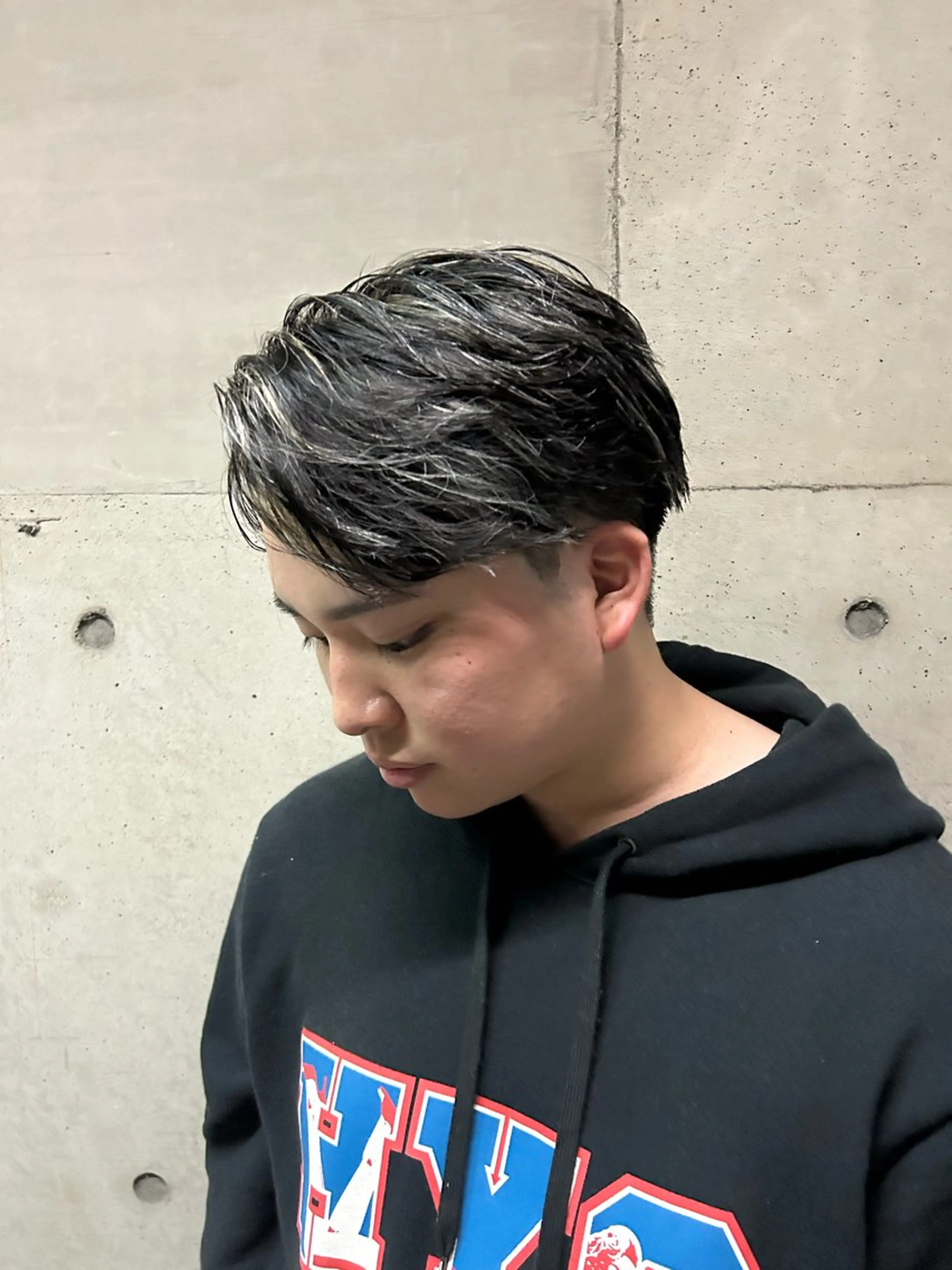 ミディアム カラー メッシュ stimulus所属・stimulus/ HAYATOのヘアスタイル