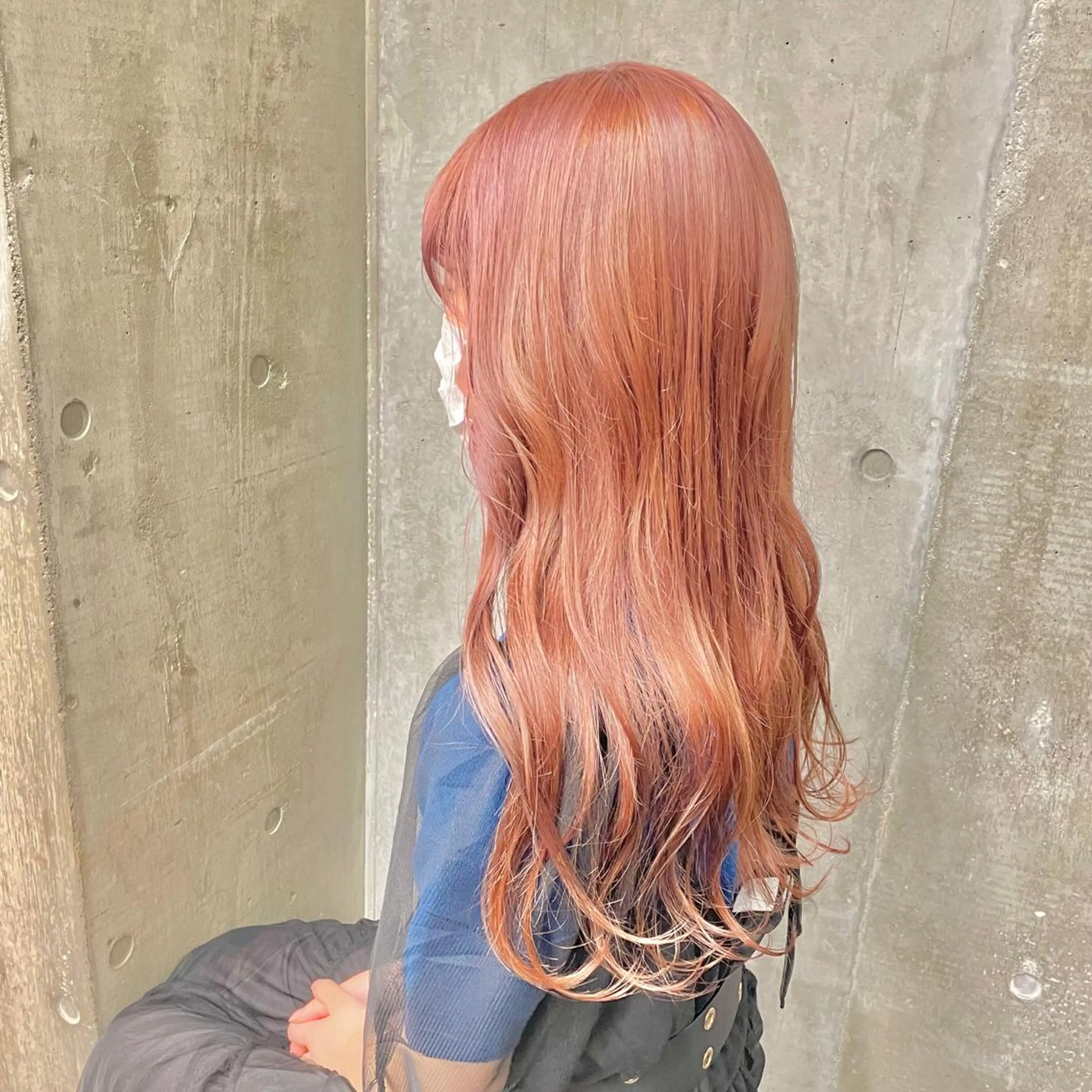 カラー ブリーチ 透明感カラー ピンクカラー 🫧BUBBLES 新所沢　かとうゆきのヘアスタイル