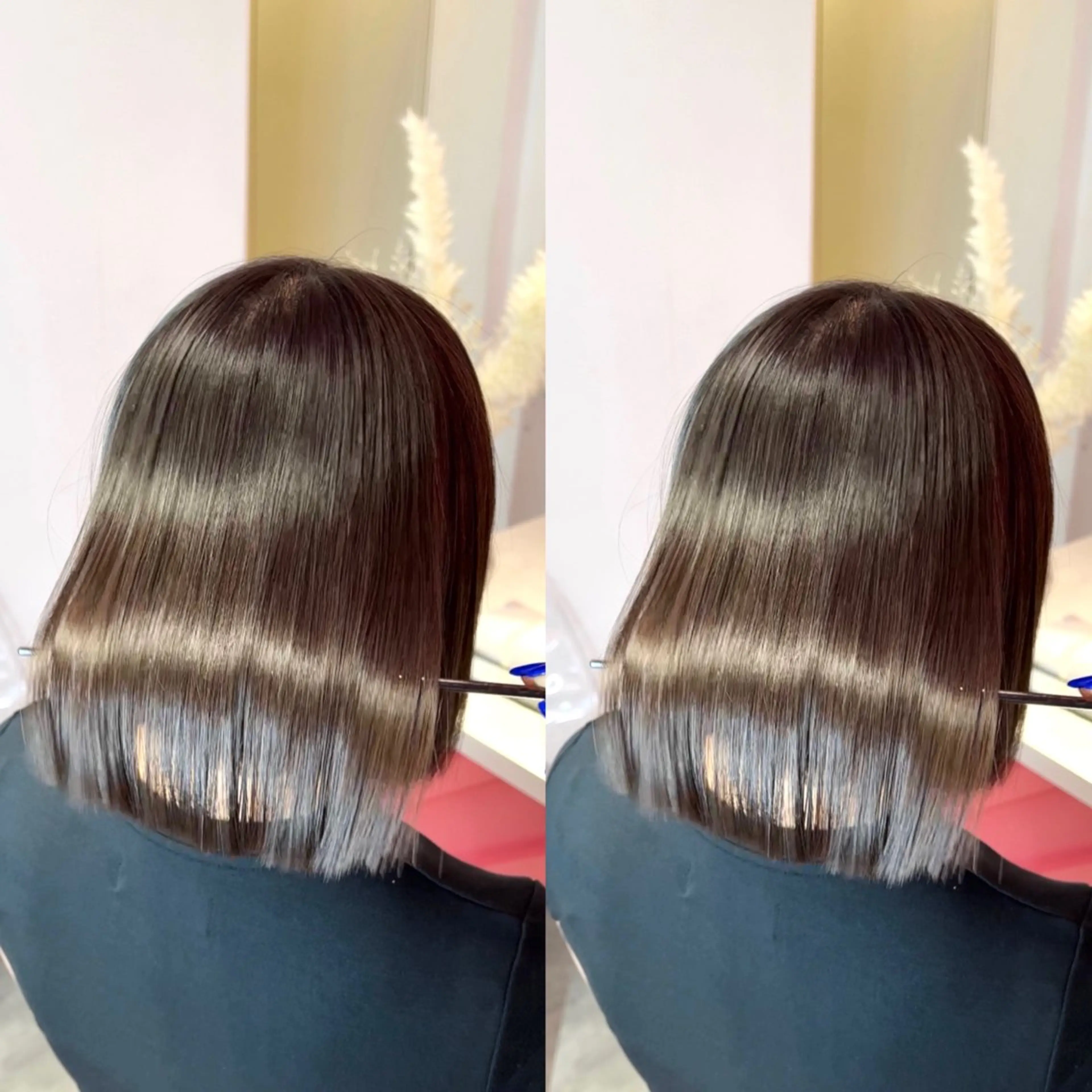 ショート カラー カット ヘアカラー 縮毛矯正 トリートメント 莉乃/縮毛矯正/髪質 改善/艶カラーのヘアスタイル