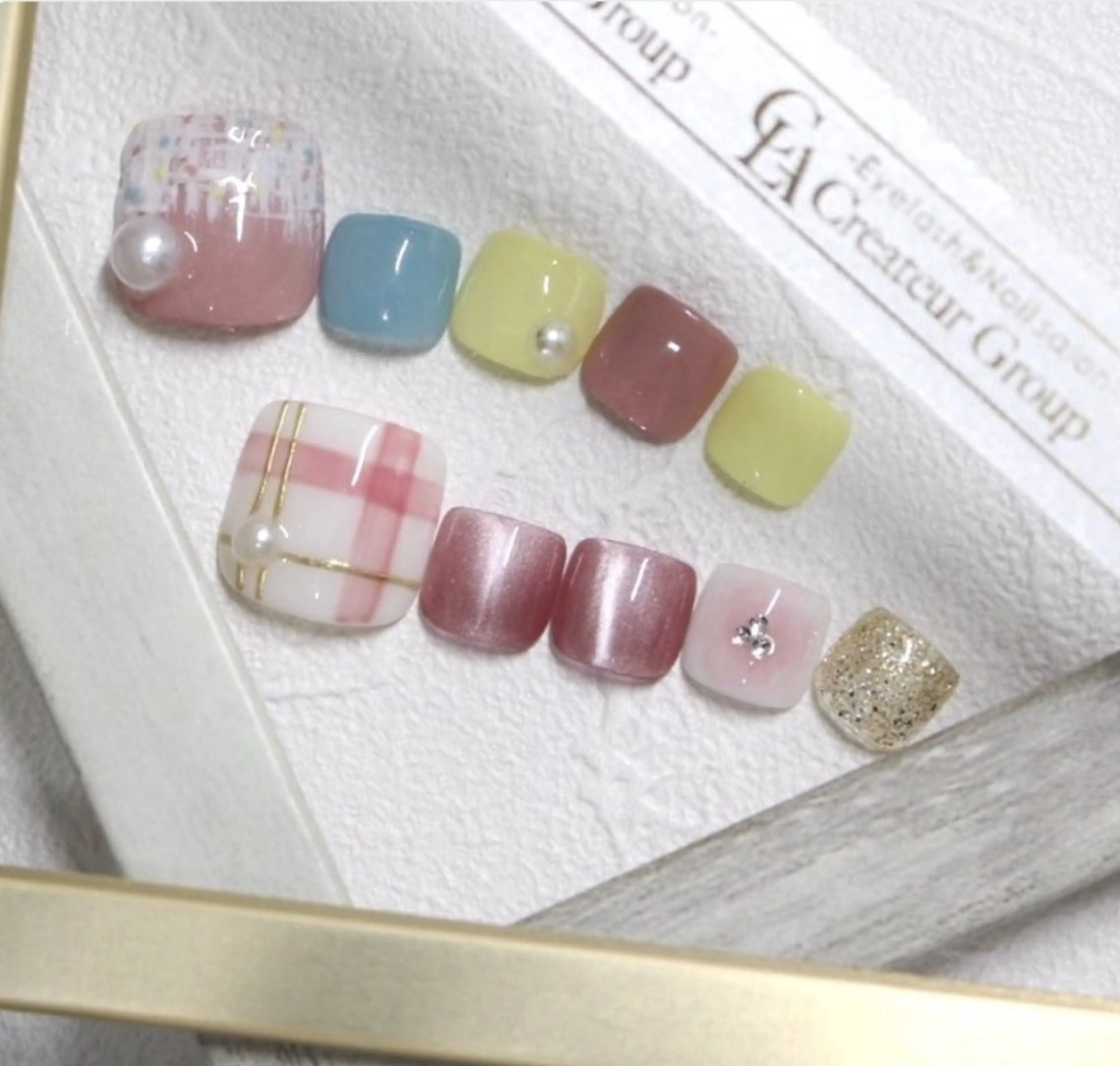 ネイル フットネイル rere香椎 maeharaのネイルデザイン