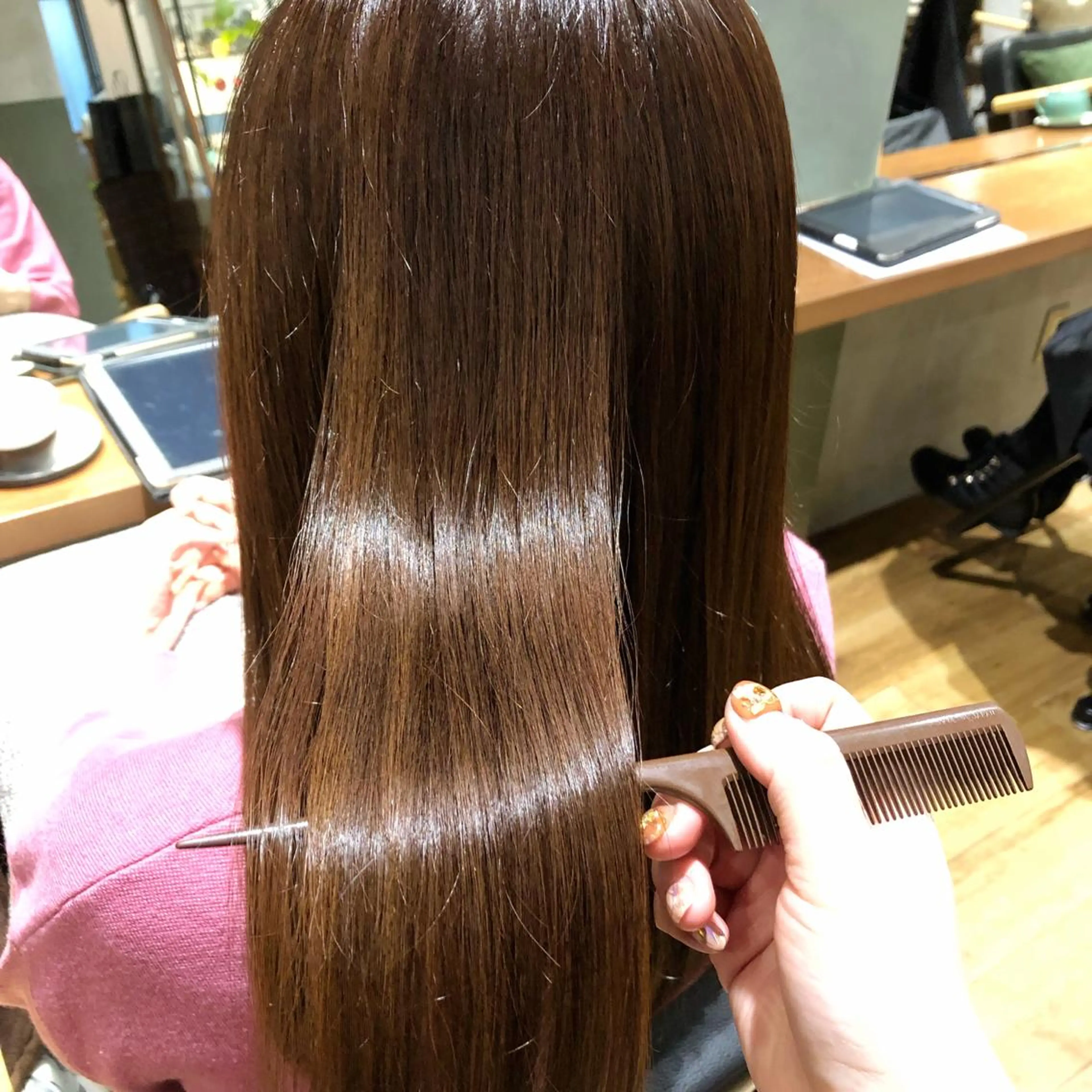 ロング カラー カット ヘアカラー トリートメント ◇おの あすか◇のヘアスタイル