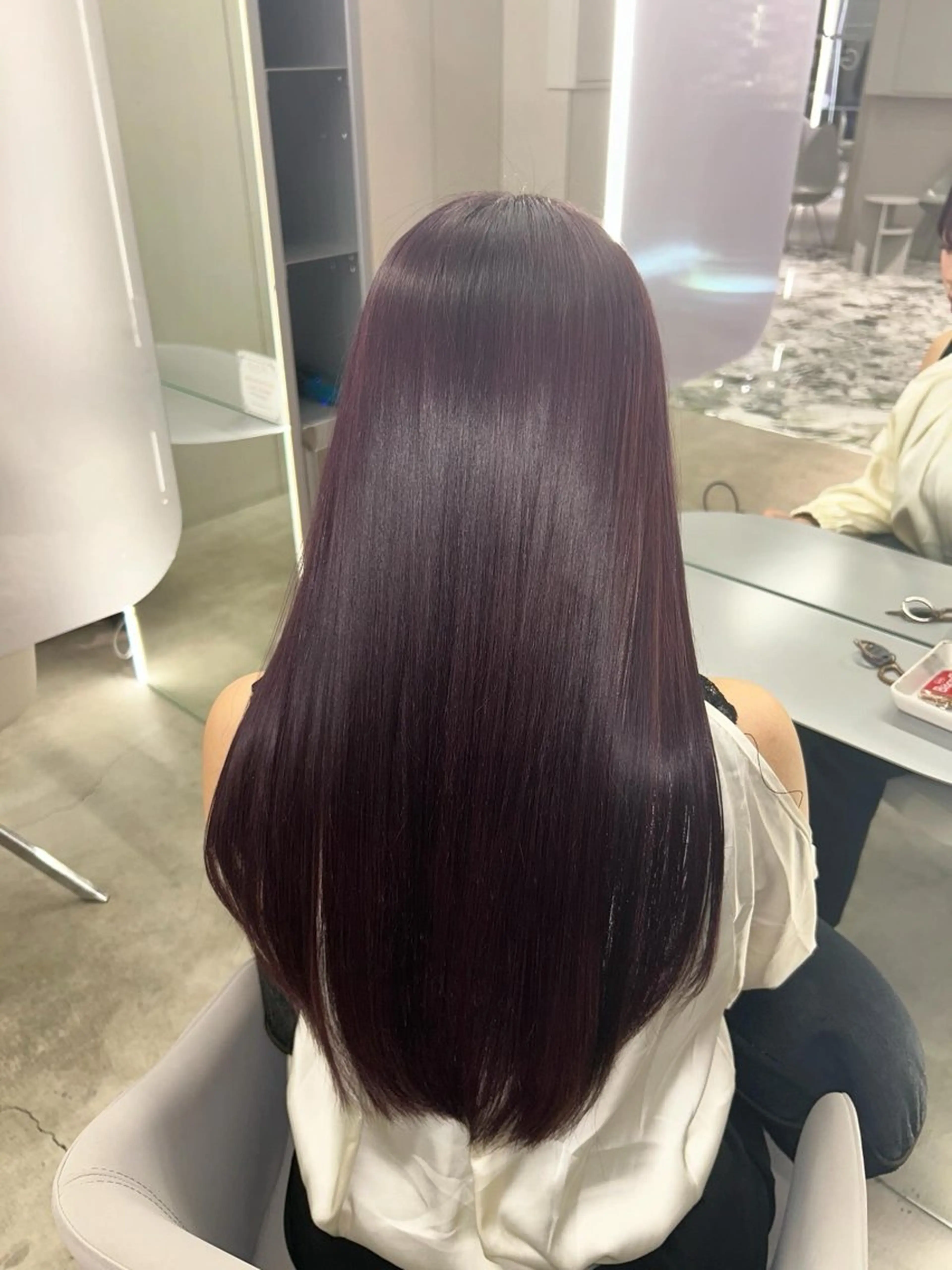 ブリーチなしワンカラー+トリートメントの写真