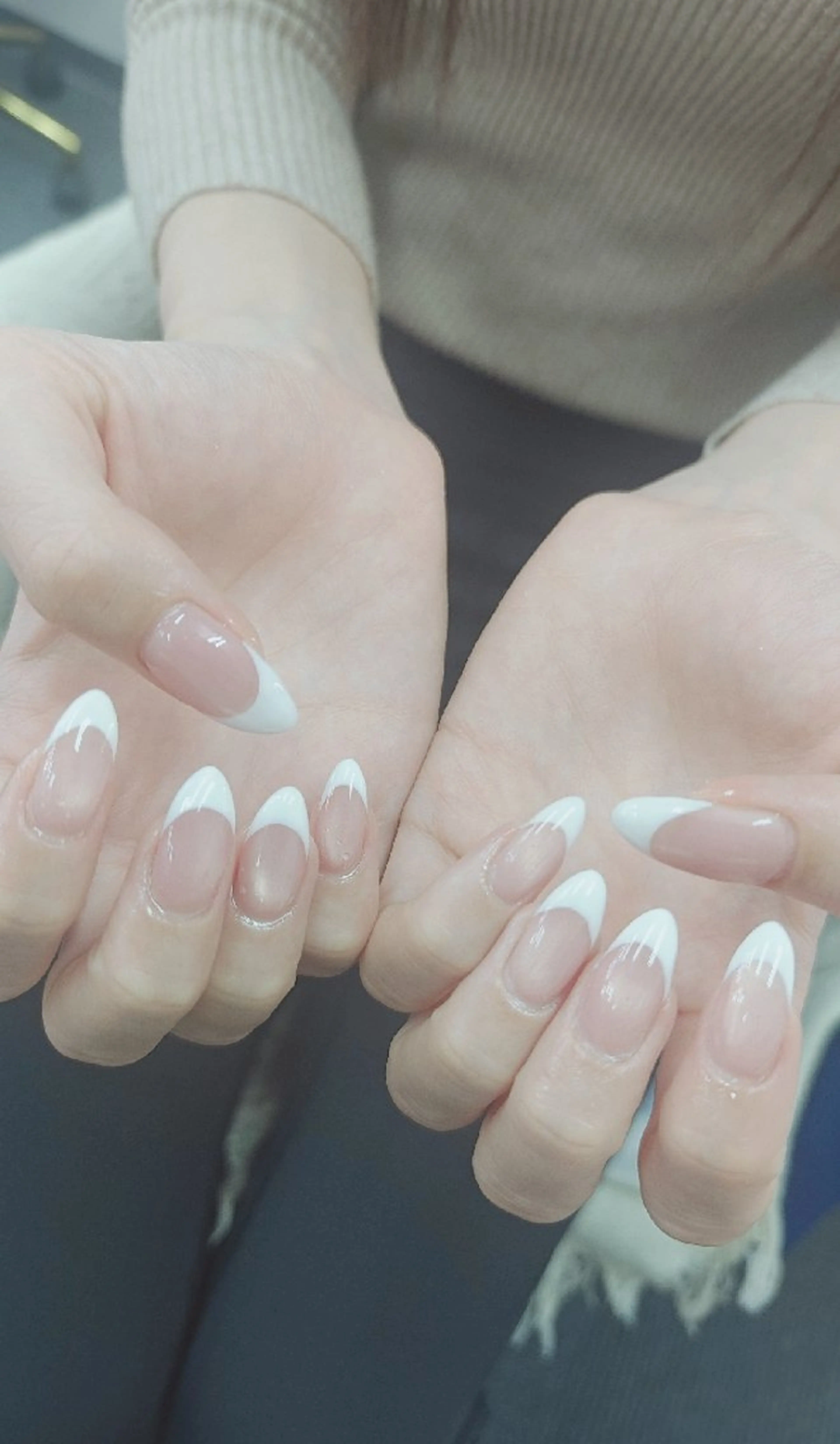 ネイル べっ甲ネイル チークネイル フレンチネイル 韓国ネイル ニュアンスネイル ハンドネイル ♡Sherry  Nail♡のネイルデザイン