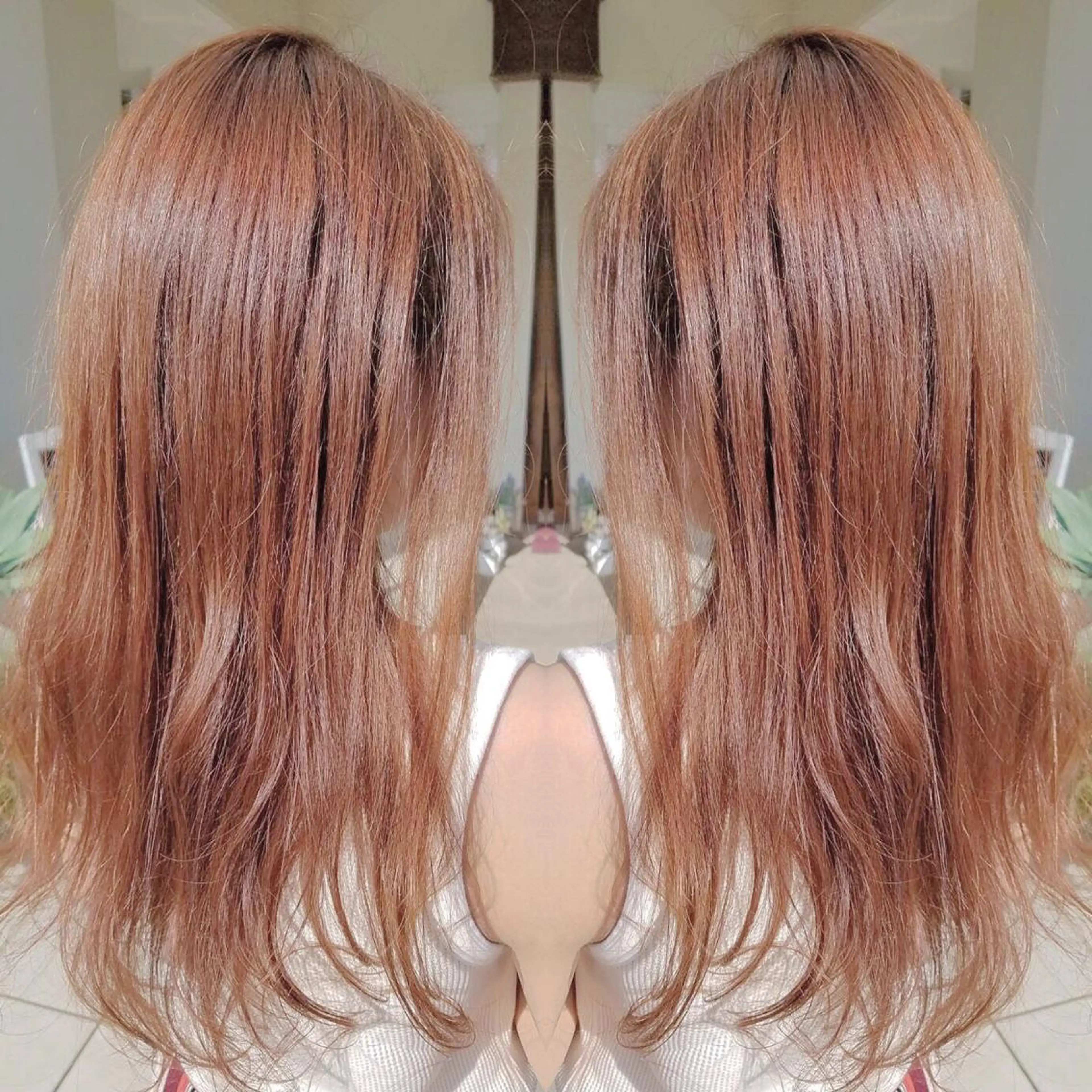 ミディアム カラー カット ヘアカラー grand juteのヘアスタイル