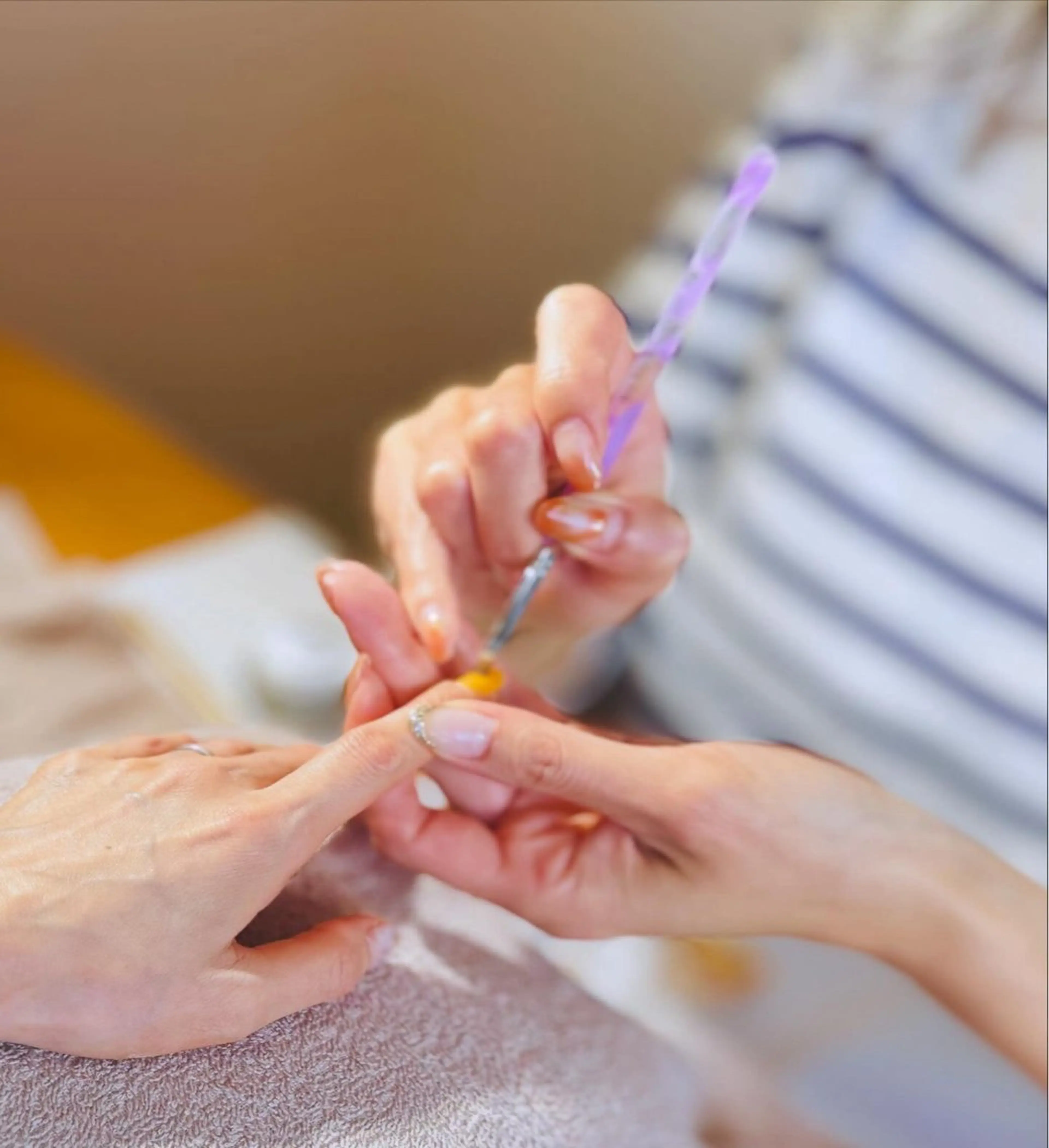 ネイル ジェルネイル ワンカラーネイル シンプルネイル ハンドネイル ネイル&リラク Lagoonのネイルデザイン