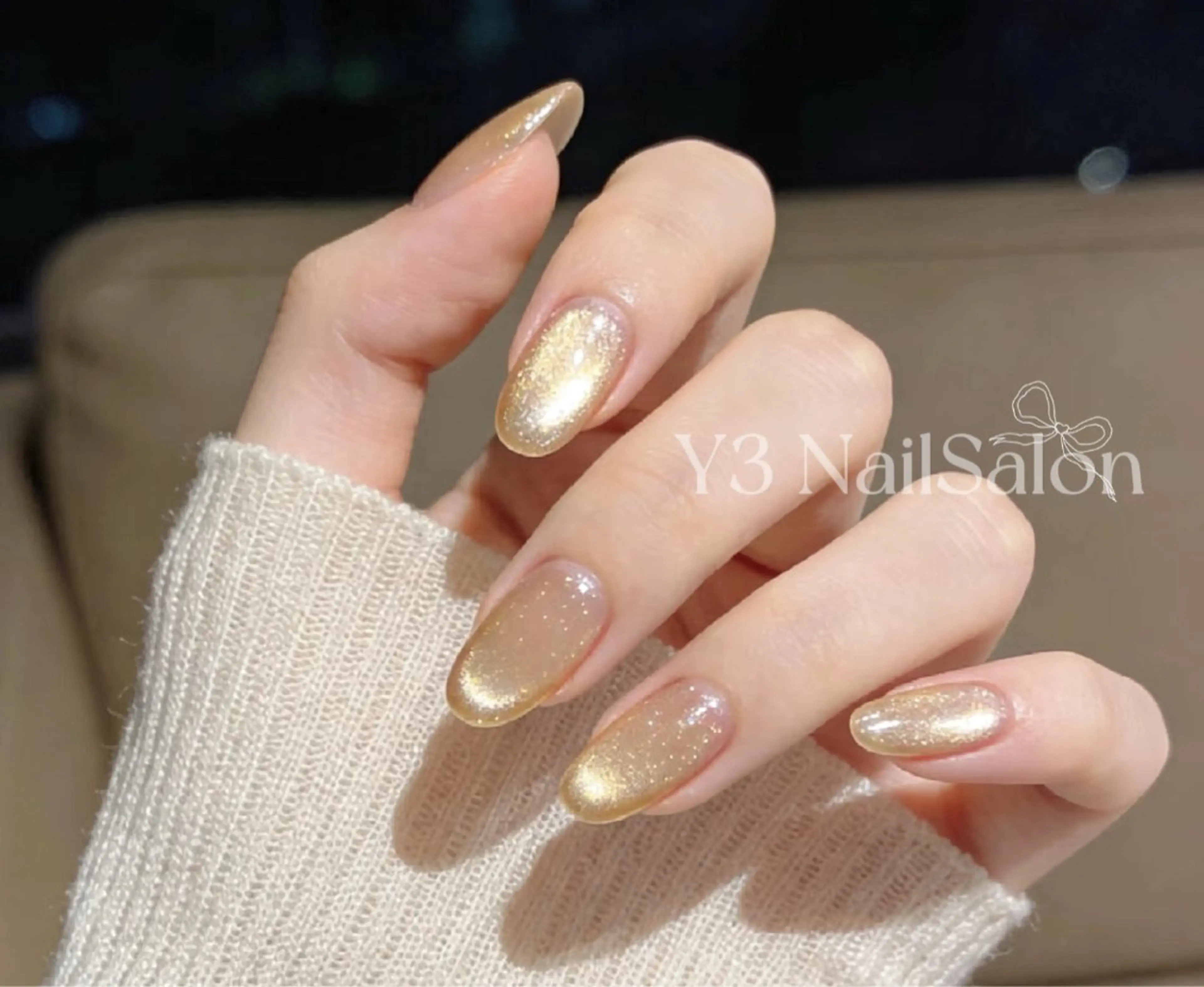 ネイル マグネットネイル マグネットワンカラー ワンカラーネイル ハンドネイル Y3 Nail Salon所属・Y3 NailSalonのネイルデザイン