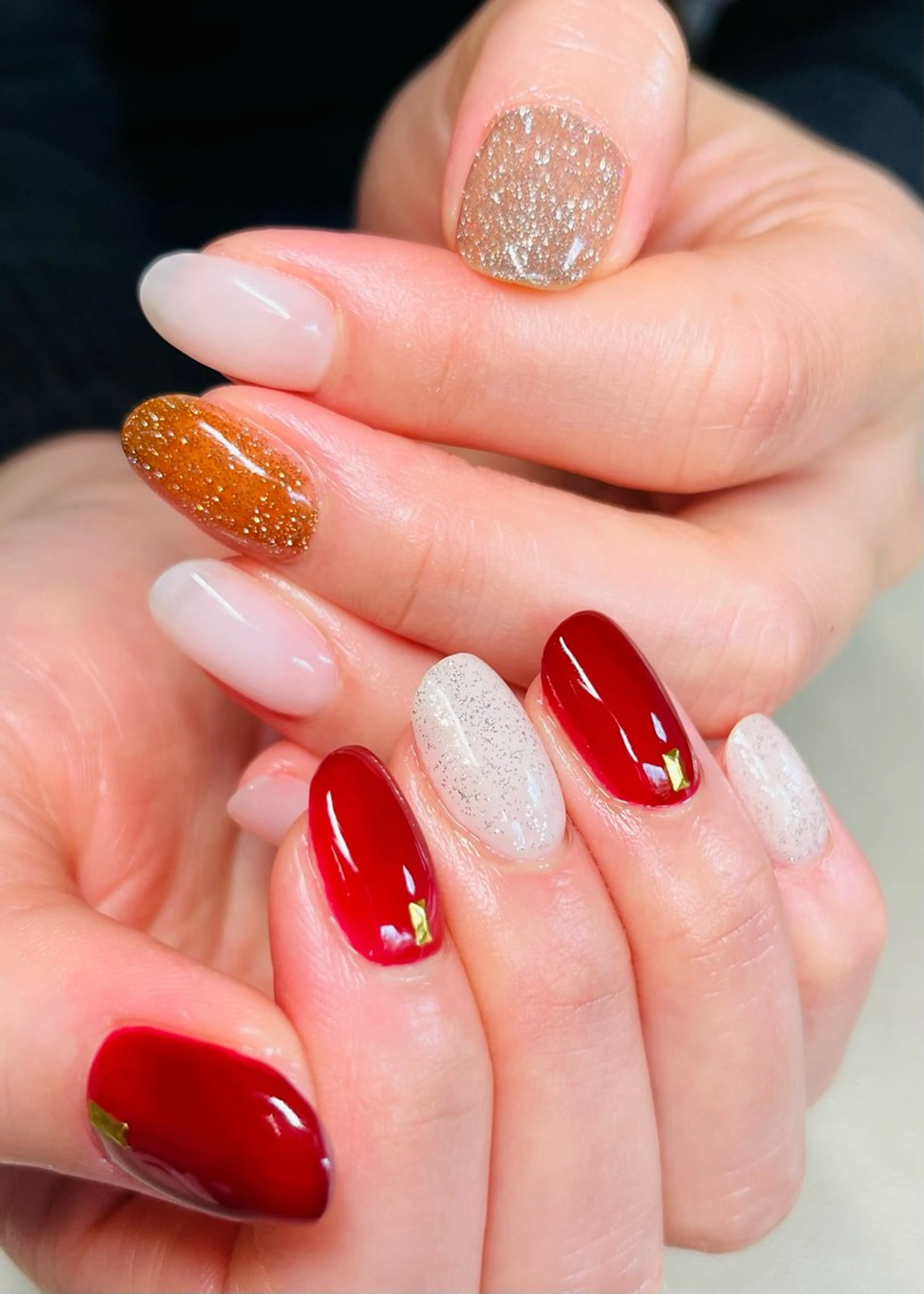 ネイル ハンドネイル 𝐴𝑁𝑈𝐸 トラブル爪育成専門のネイルデザイン