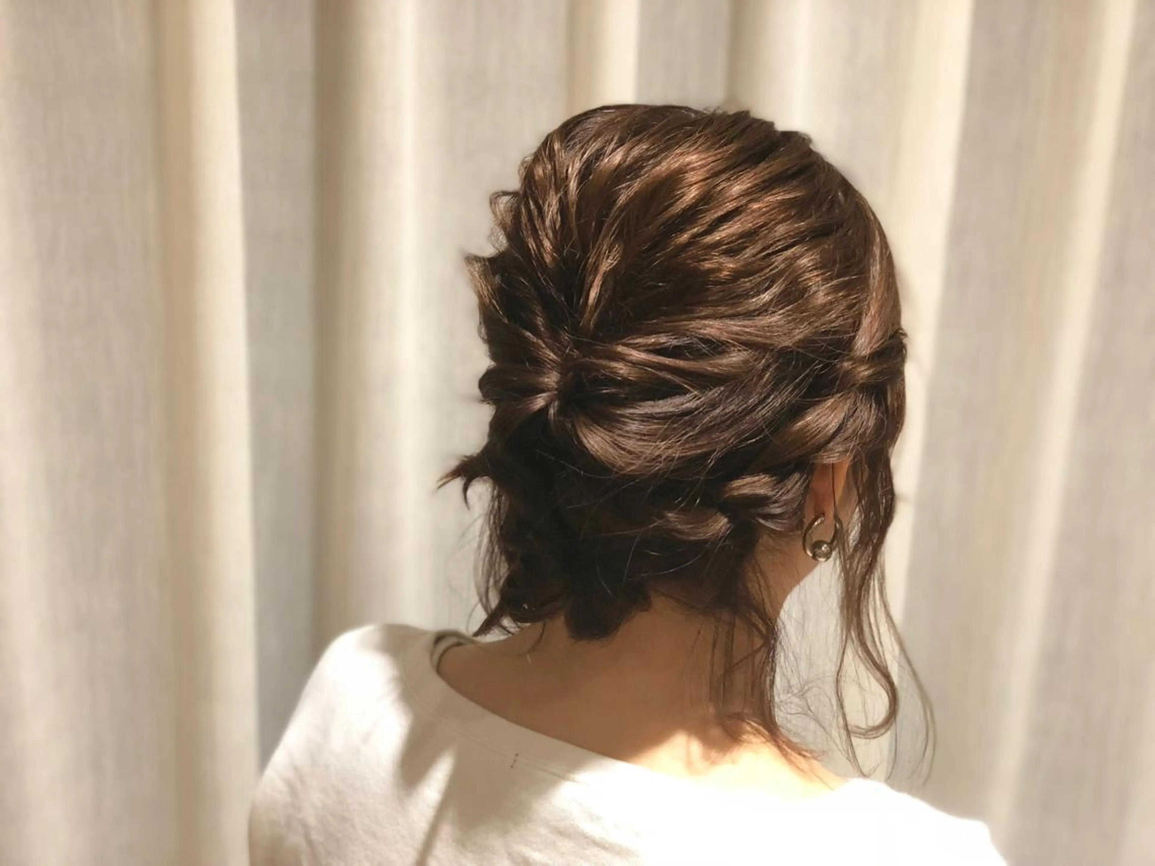 ミディアム あらい なつみのヘアスタイル