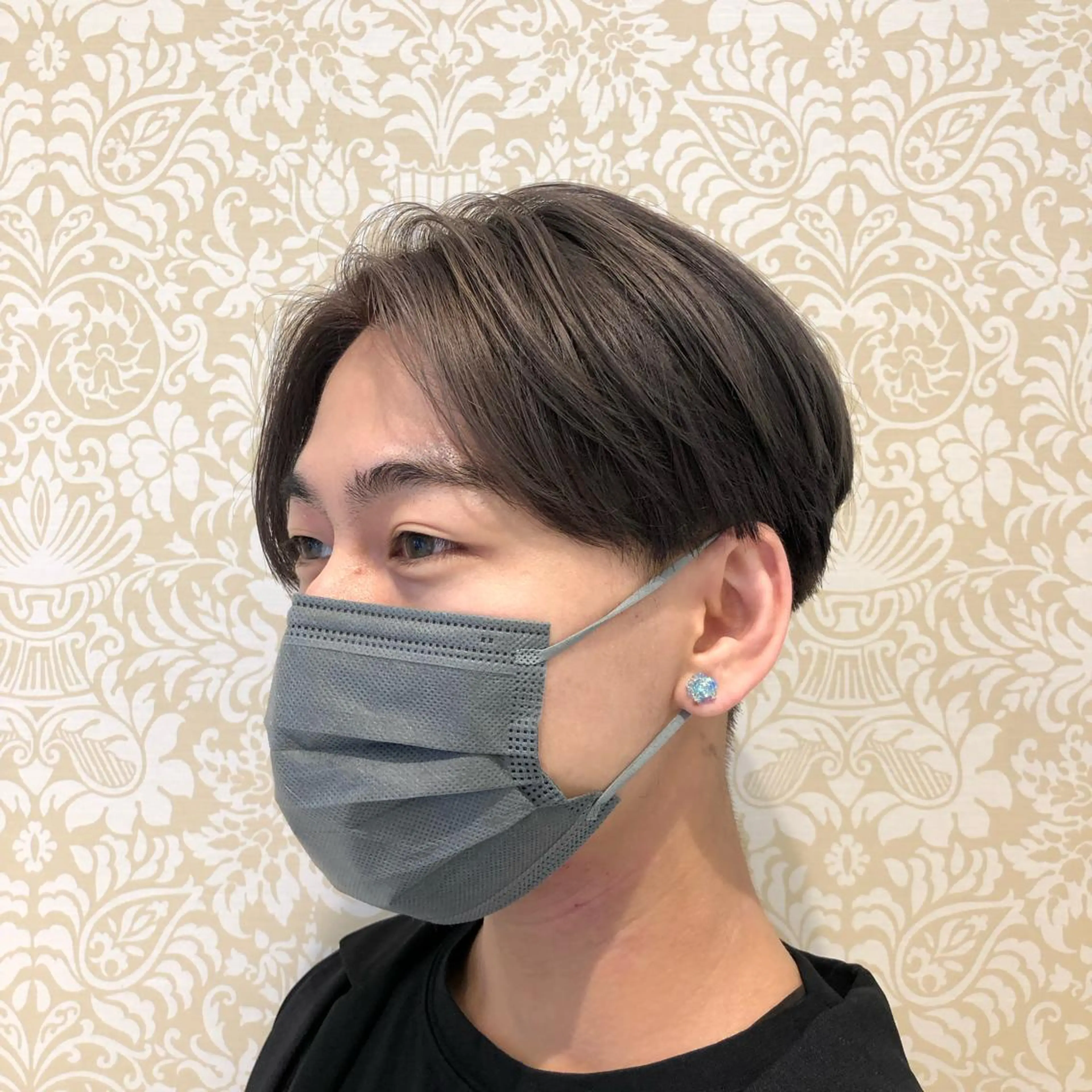 ミディアム カラー カット ヘアカラー トリートメント 🐠寒色系×パーマ 櫻井　麿偉🐏のヘアスタイル