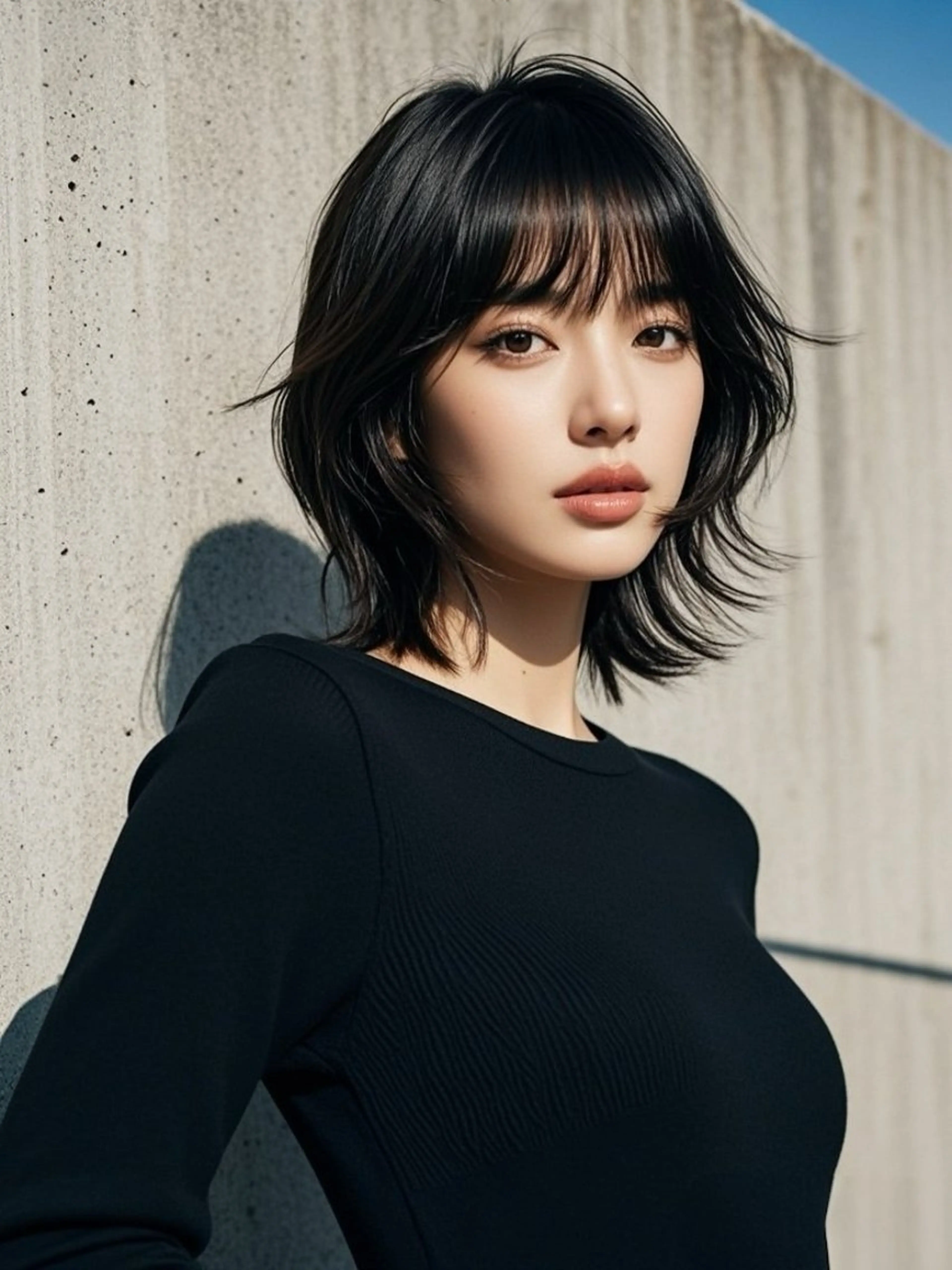 🐺🪡顔まわりウルフカット + オージュアトリートメント🪡🐺　ウルフカット/レイヤーウルフ/くびれウルフ/の写真