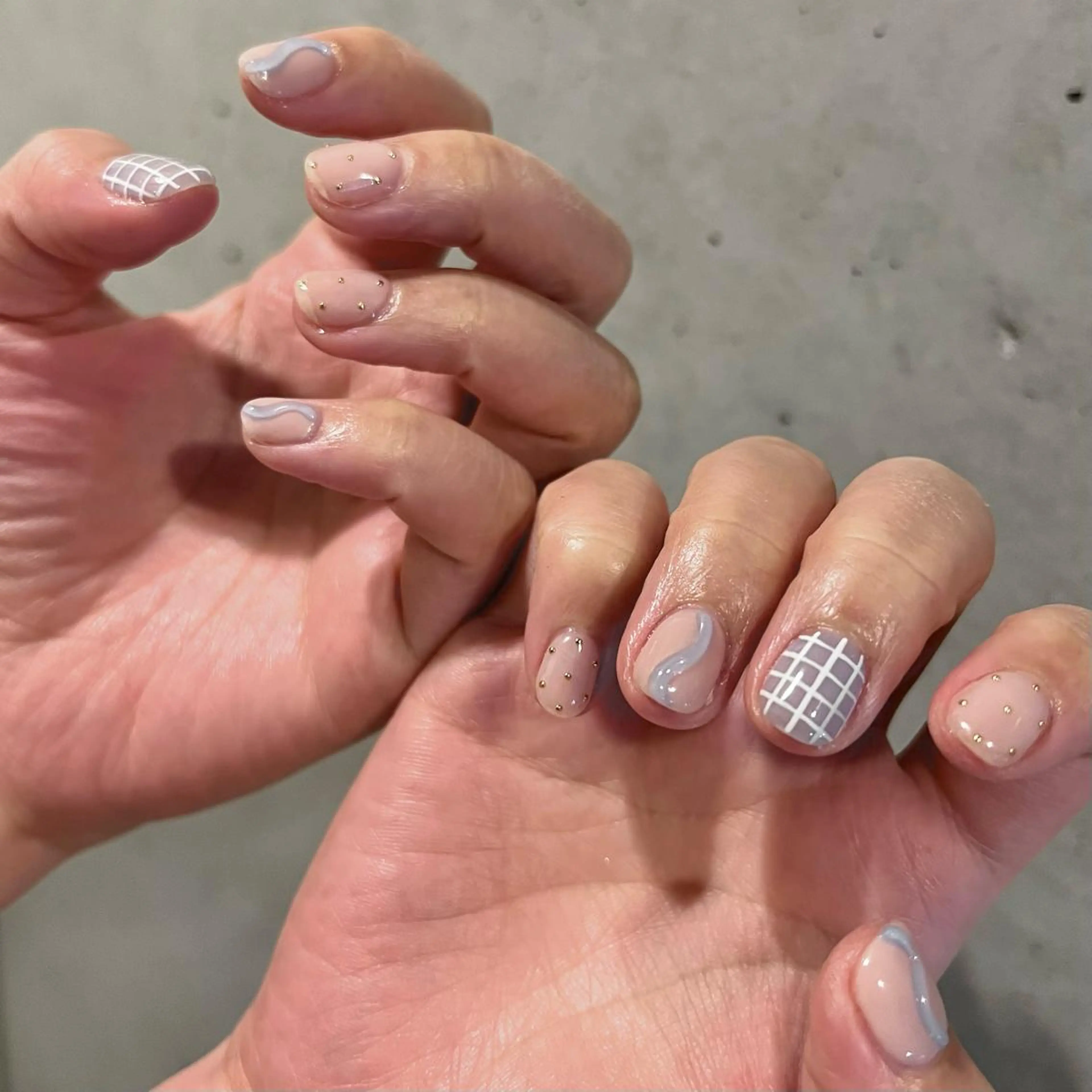 ネイル ハンドネイル nuás nailのネイルデザイン
