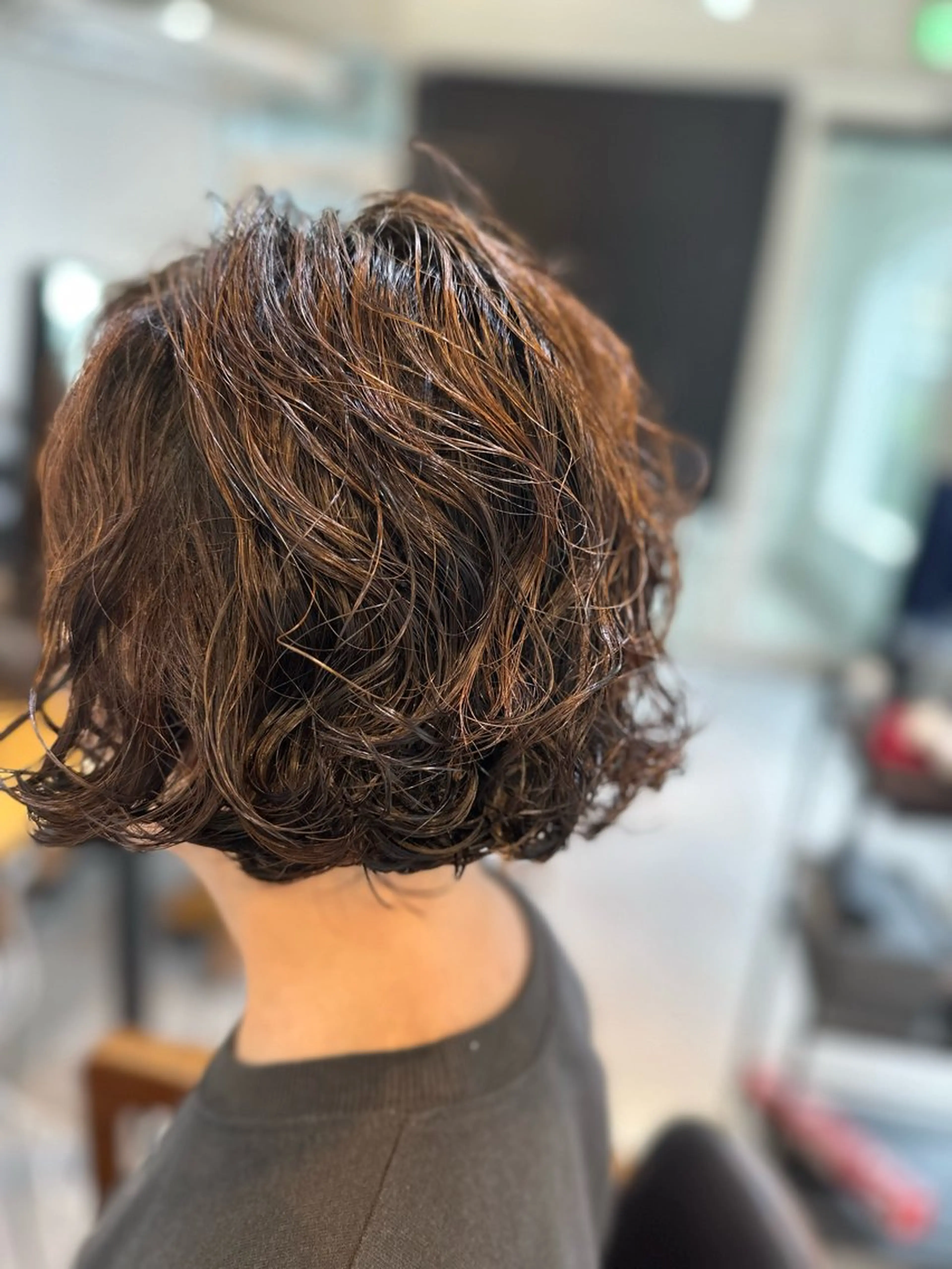 ショート パーマ ヘアアレンジ mauschen（モイシェン）所属・マンツーマンサロン 髪質改善⭐︎代官山のヘアスタイル
