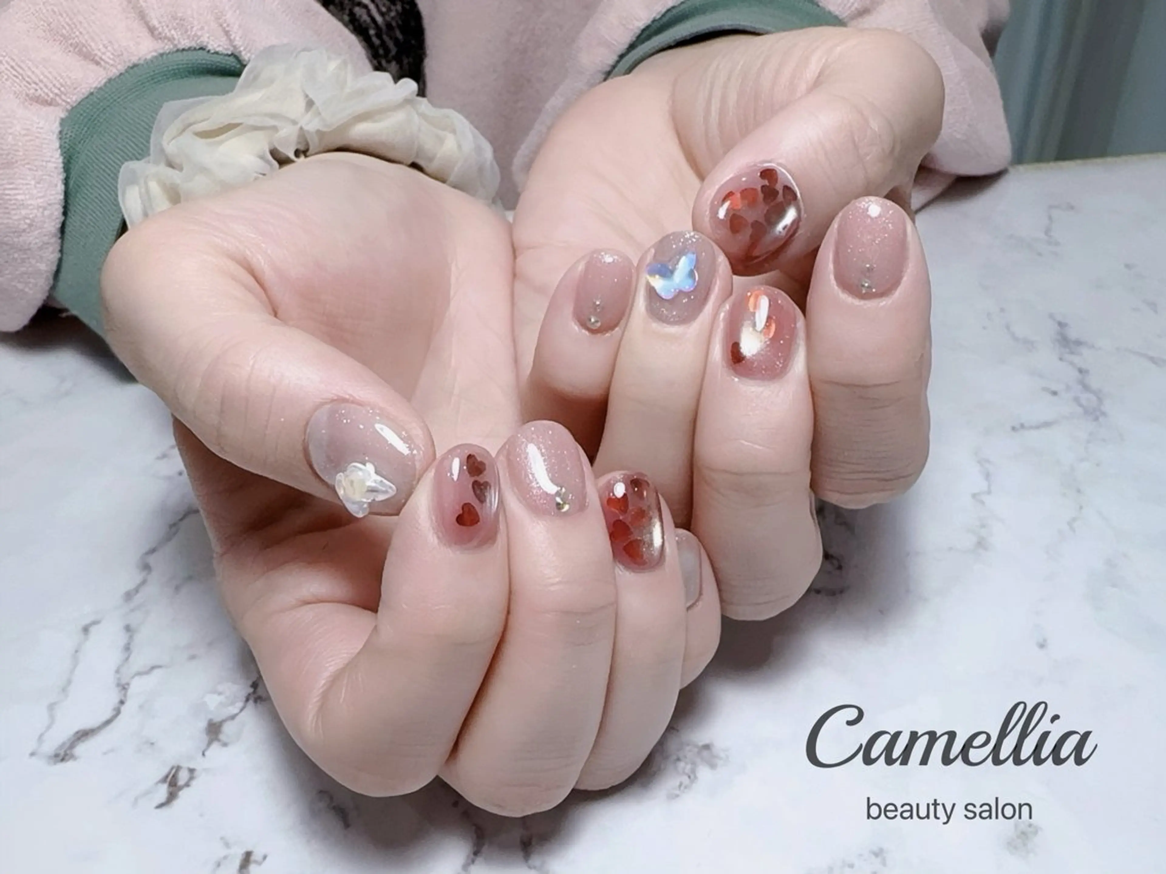 ネイル ハンドネイル ハンドケア Camellia nail salonのネイルデザイン