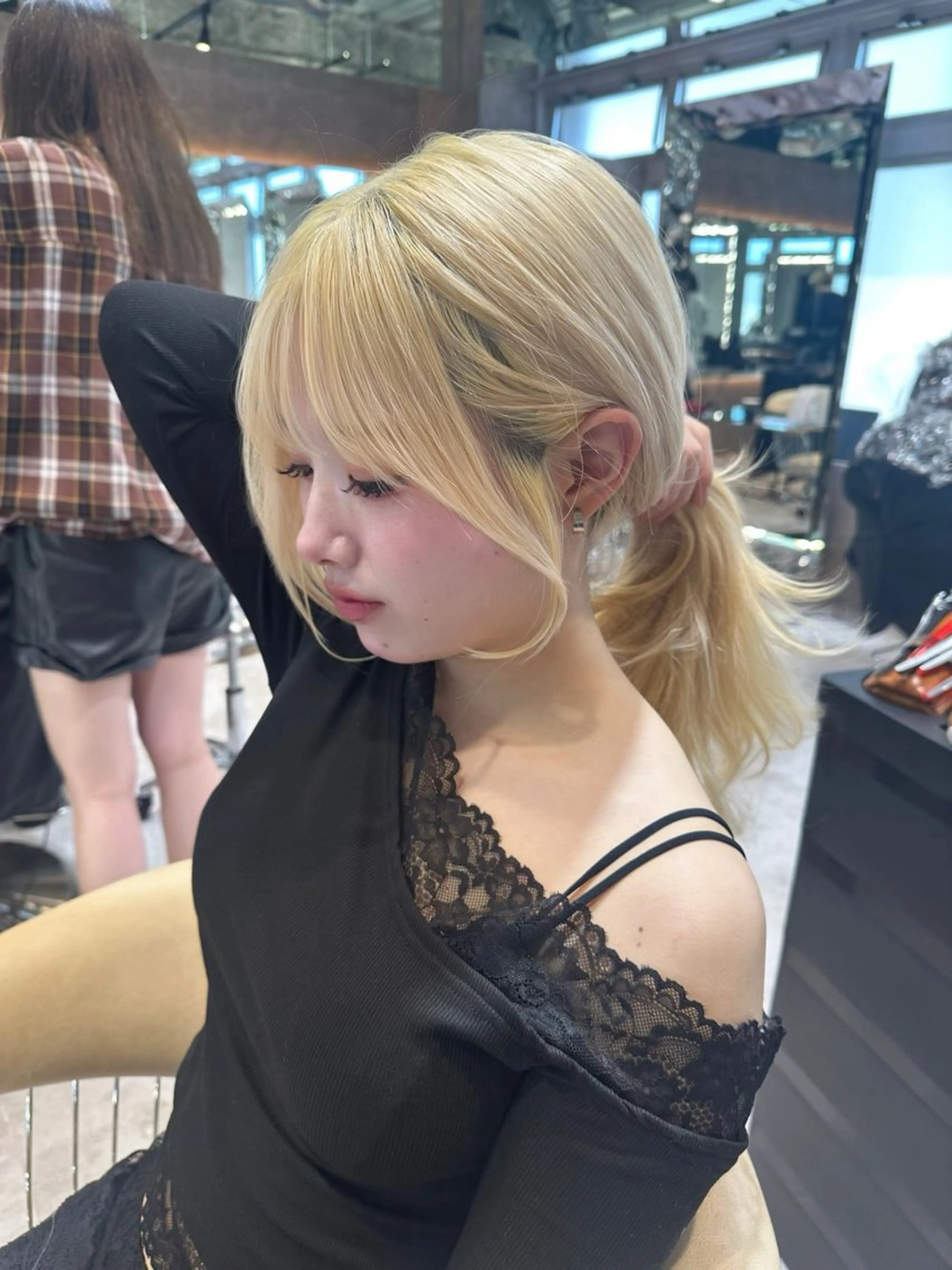 ロング カラー カット ヘアカラー トリートメント 🇰🇷韓国ヘア/ レイヤー/まさ❣️のヘアスタイル