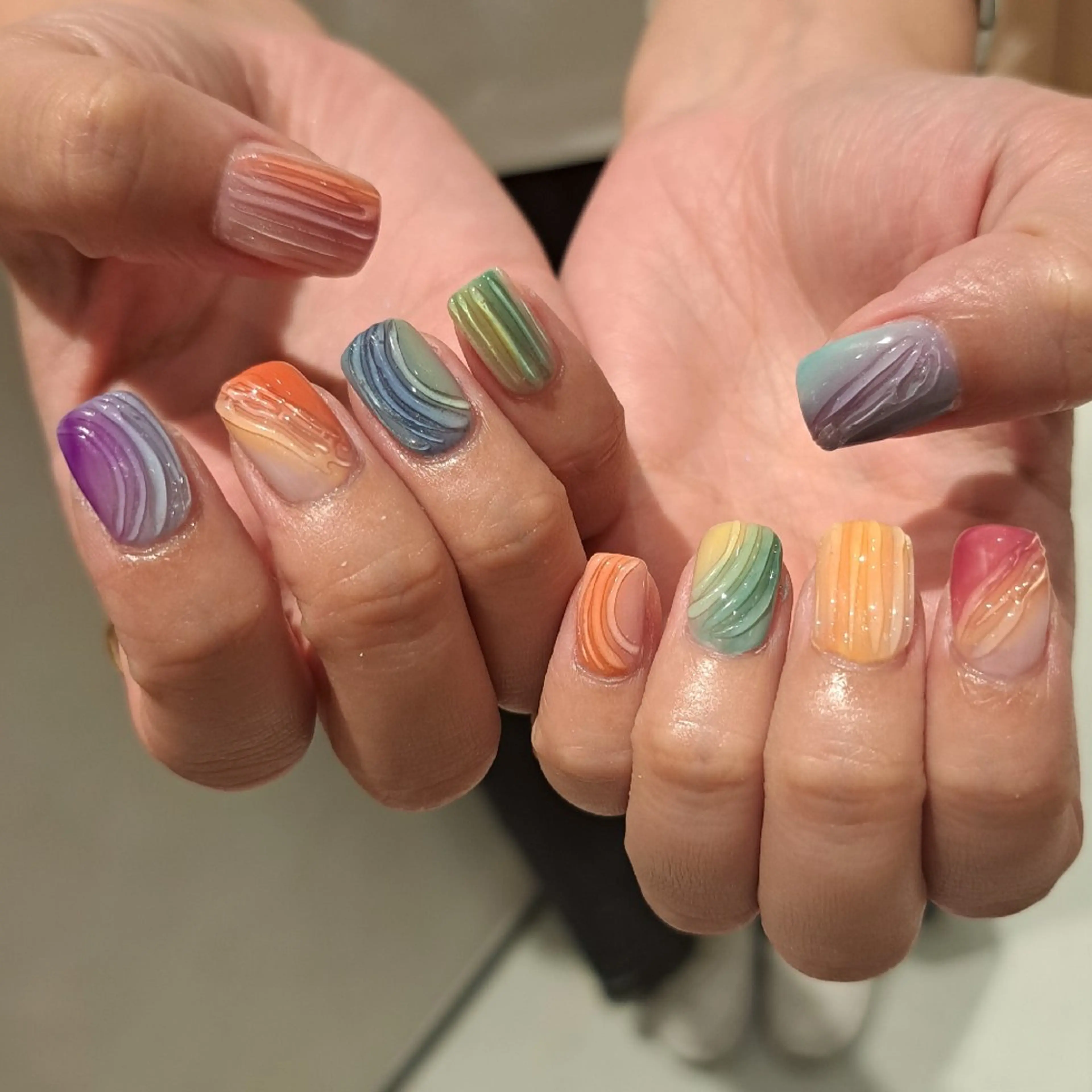 ネイル アートネイル ジェルネイル 持ち込み ぷっくりネイル ハンドネイル Nail mood /アートし放題のネイルデザイン