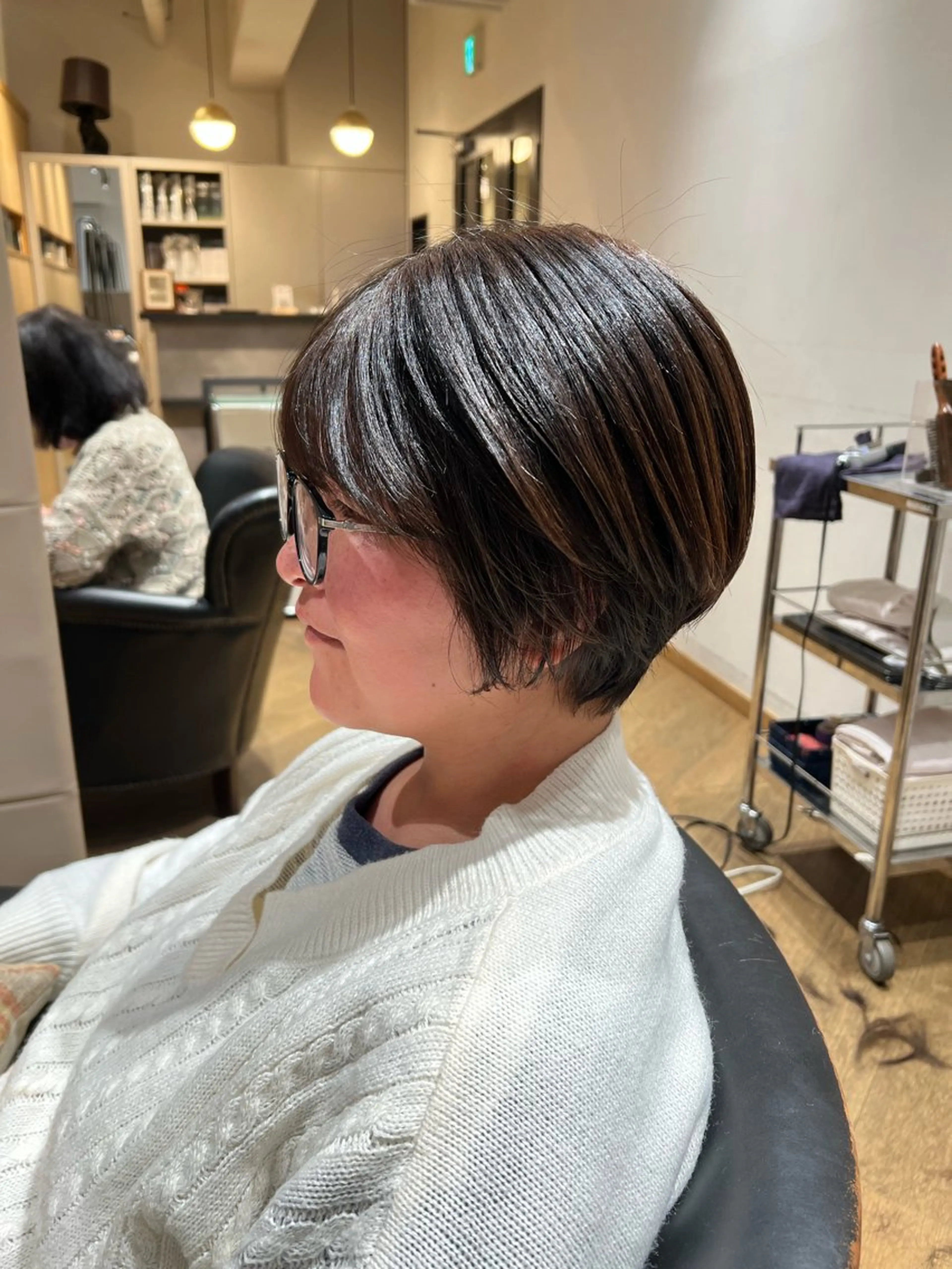 ショート ショートヘア カット 朝海 明華のヘアスタイル