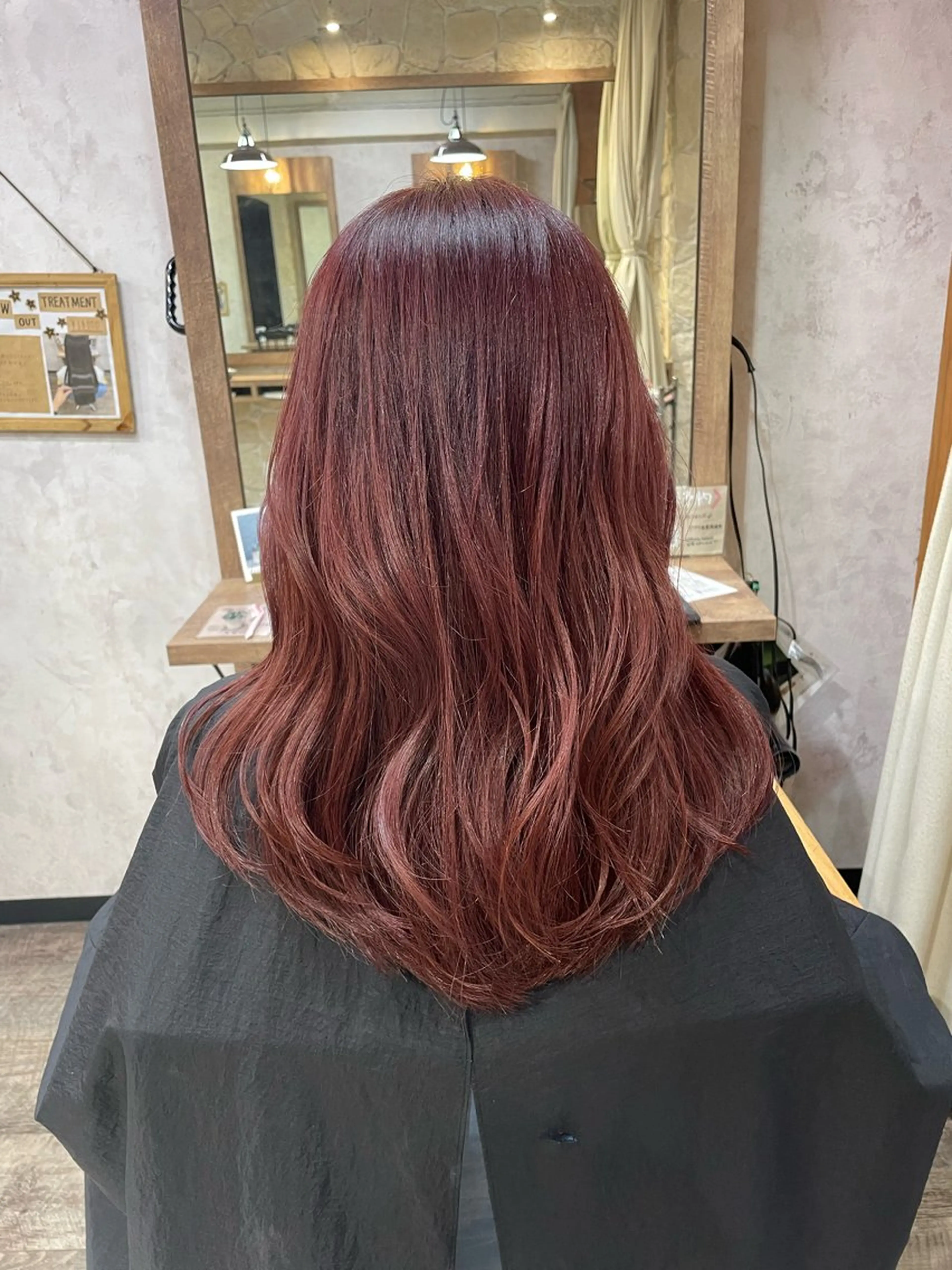 セミロング カラー 髪質改善カラー🫧 横浜/liberteのヘアスタイル