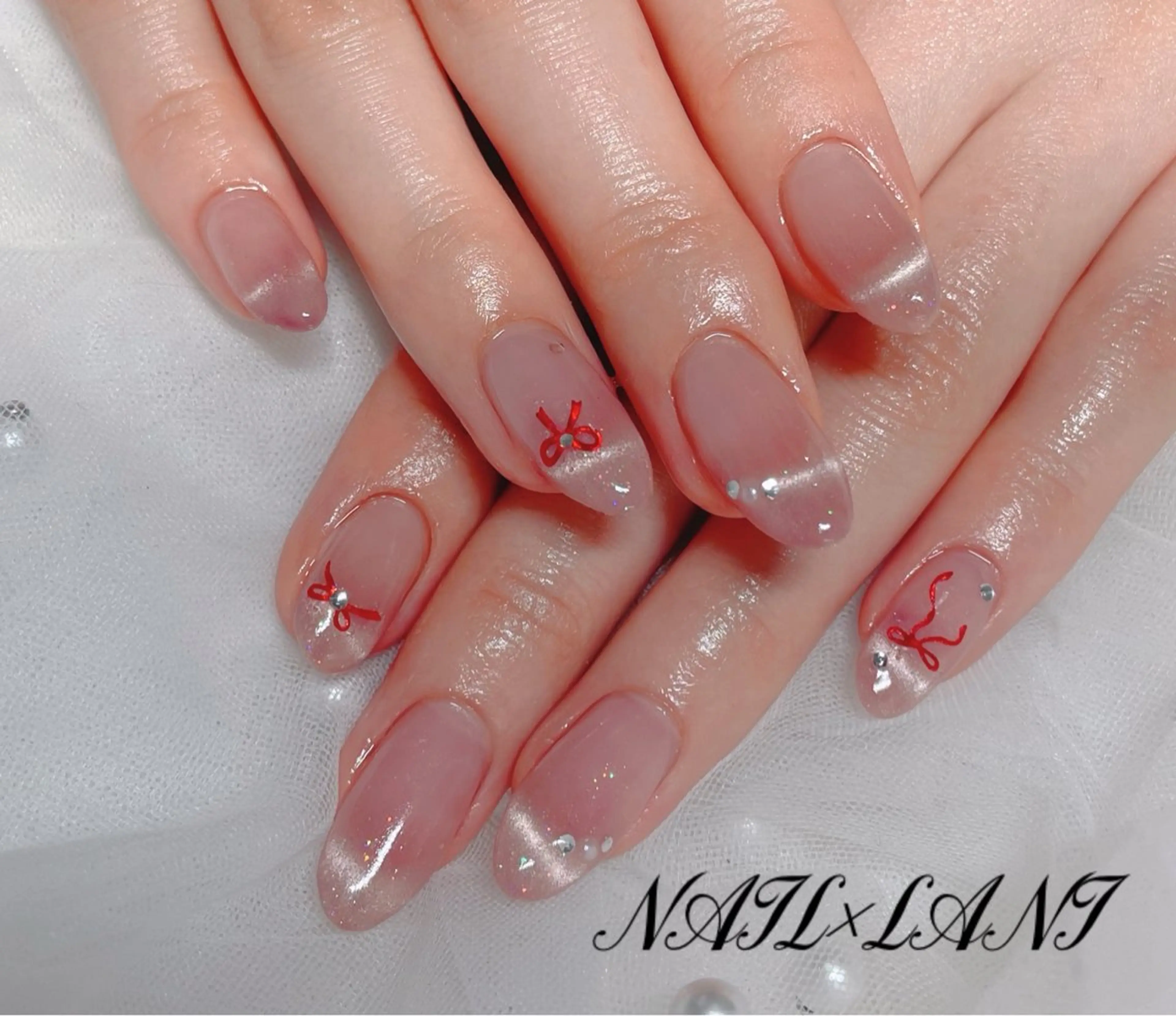 ネイル フットネイル ジェルネイル マグネットネイル パラジェル ハンドネイル 一之瀬 柚季のネイルデザイン