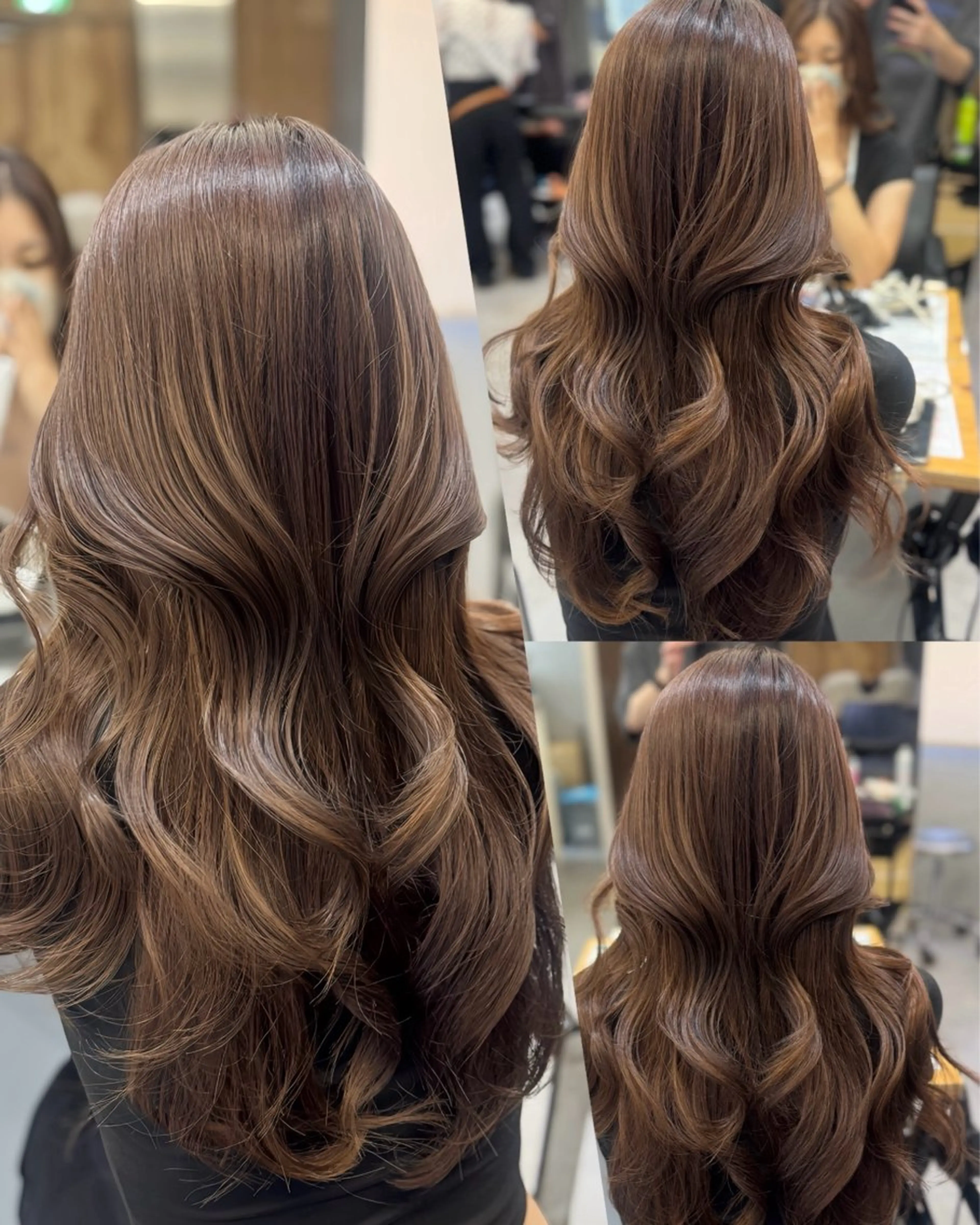 ロング カラー 宮本 優のヘアスタイル