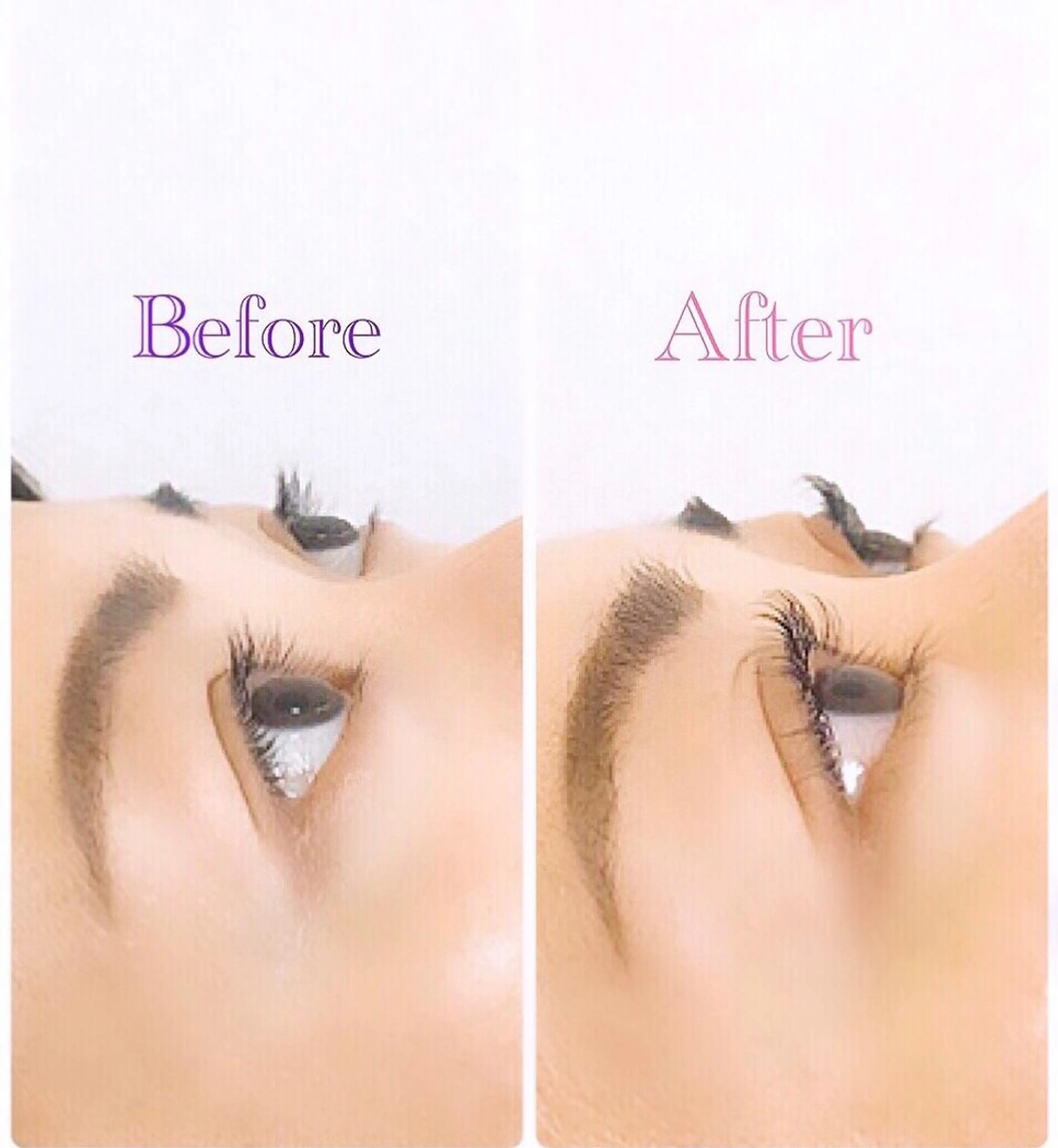 マツエク・マツパ パリジェンヌラッシュリフト 一重×まつ毛パーマ eyelist renaのネイルデザイン