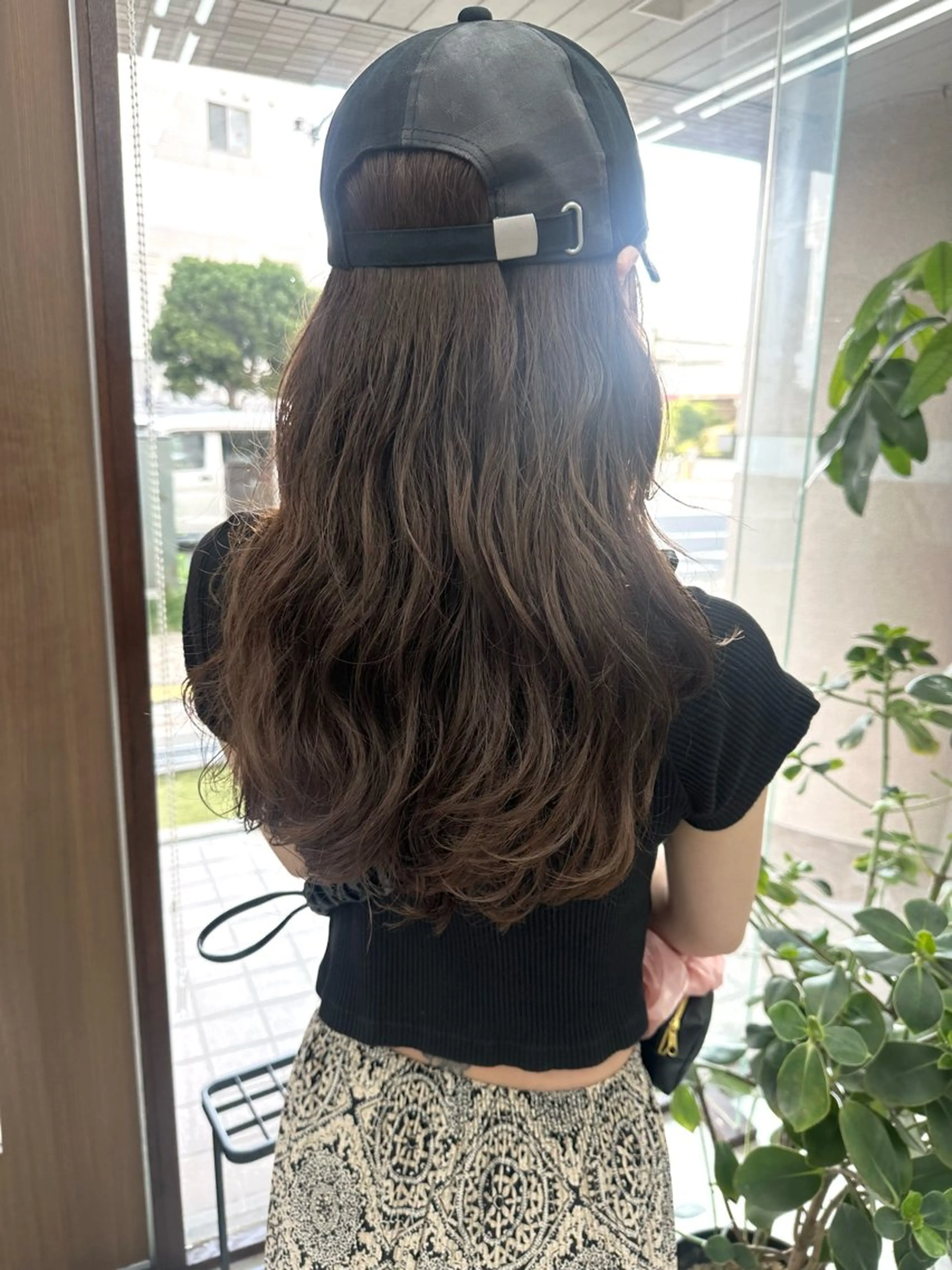 ロング ヘアカラー トリートメント 透明感カラー/暖色 木村 実来のヘアスタイル