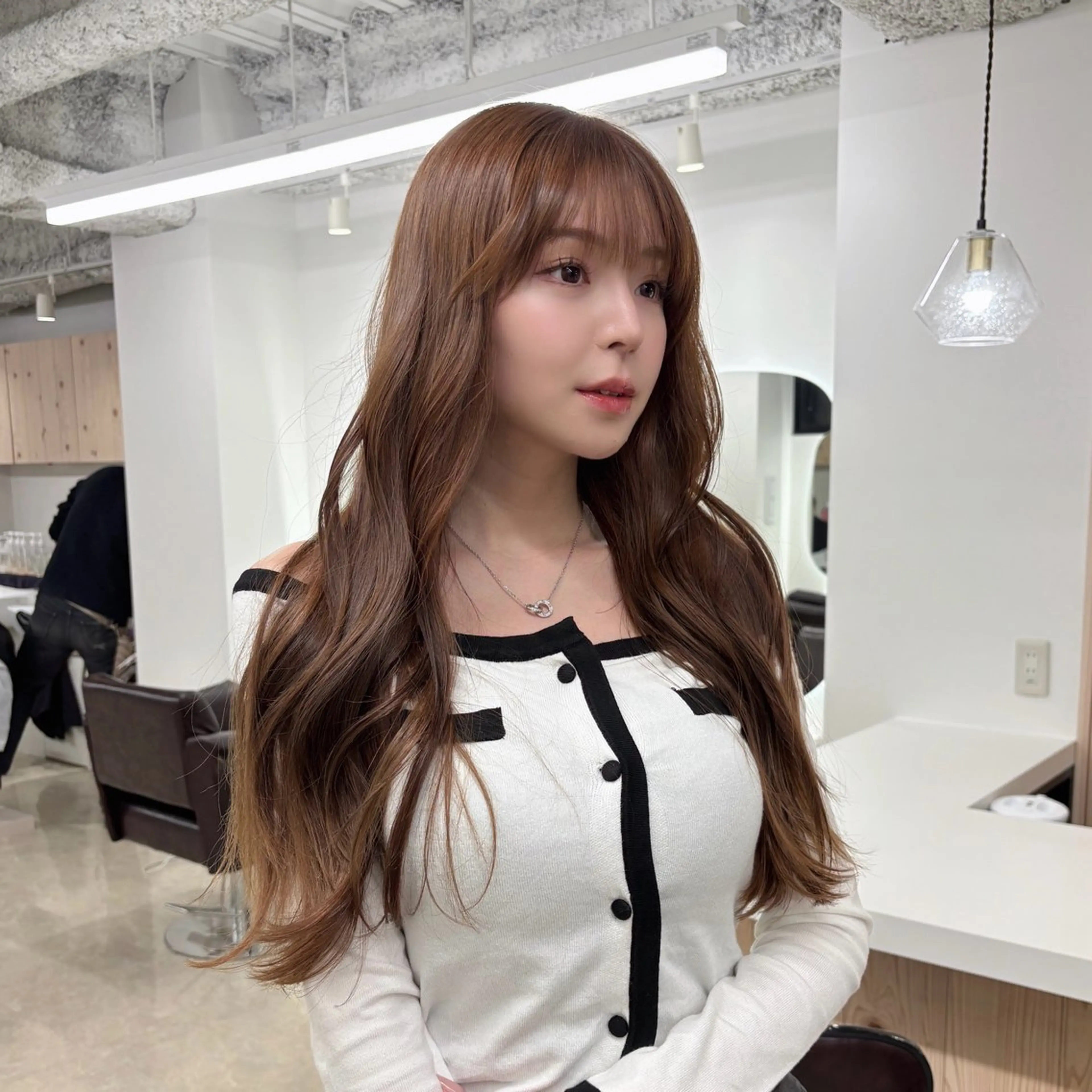 【🍭学割U24🍭】ダブルカラー+カラー＋シルクTR_ミニモ学割 #韓国ヘアの写真