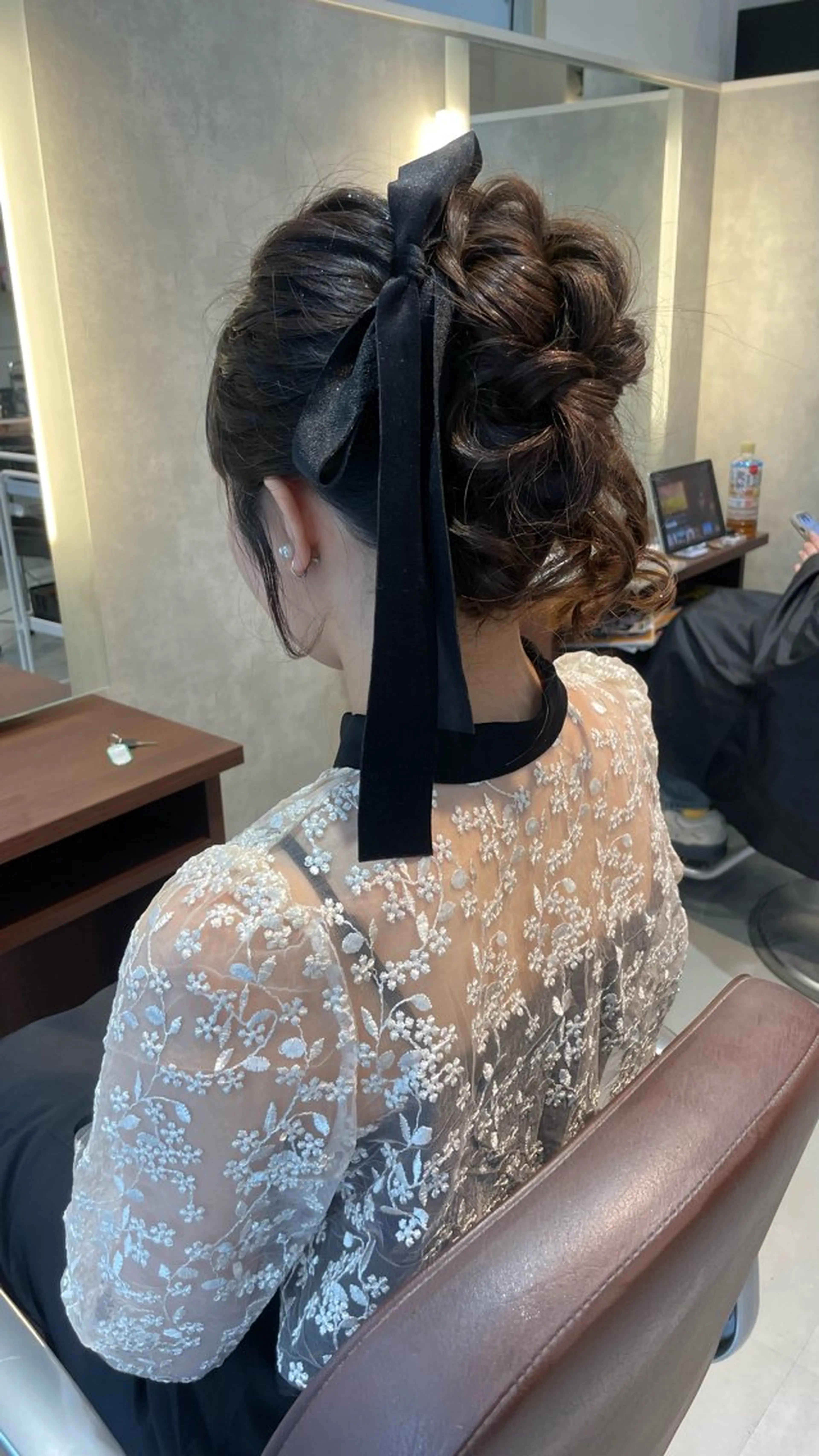 ロング ヘアセット chic 渡辺 桃羽のヘアスタイル