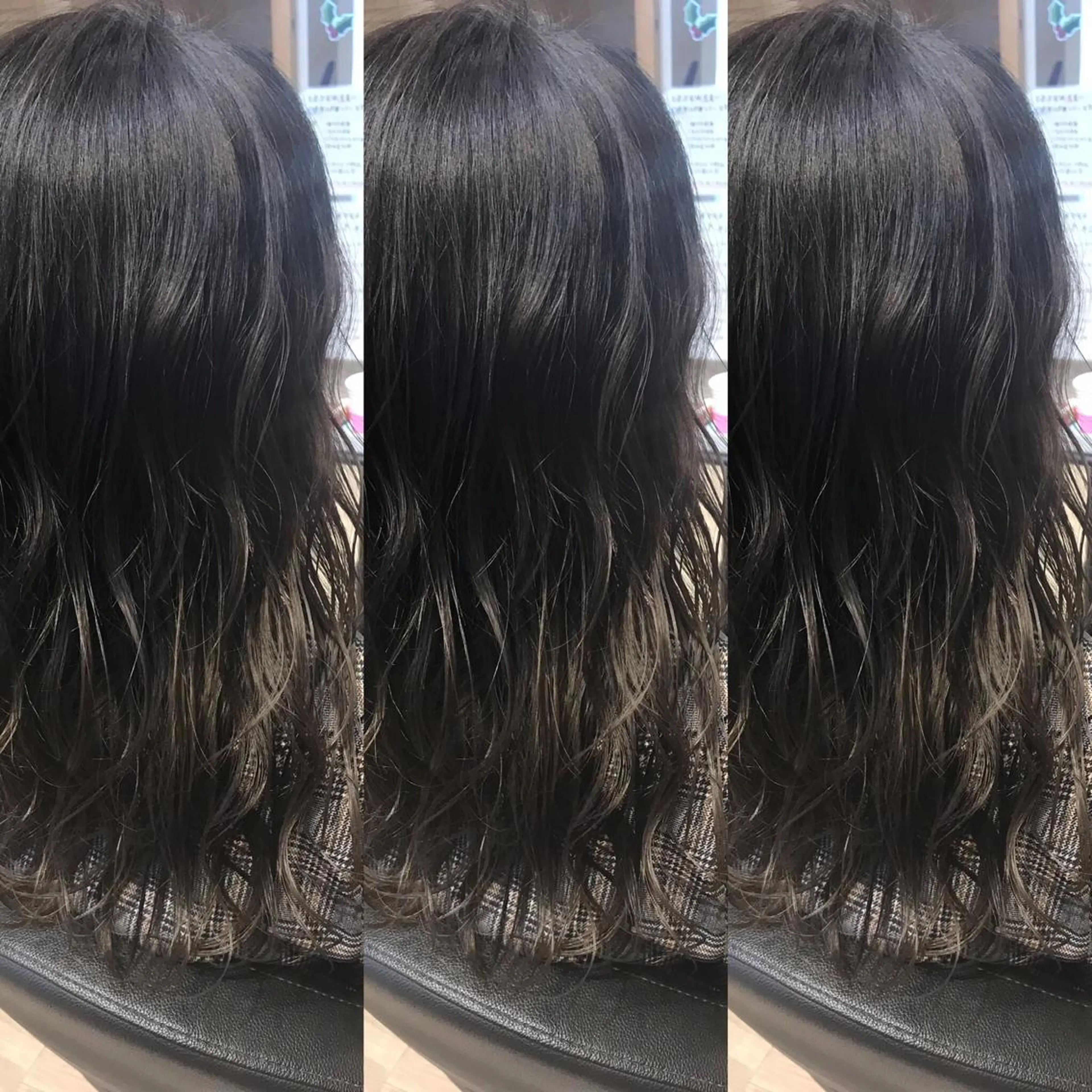 セミロング カラー グラデーションカラー ハイトーンカラー ヘアカラー 大久保 隆蔵のヘアスタイル