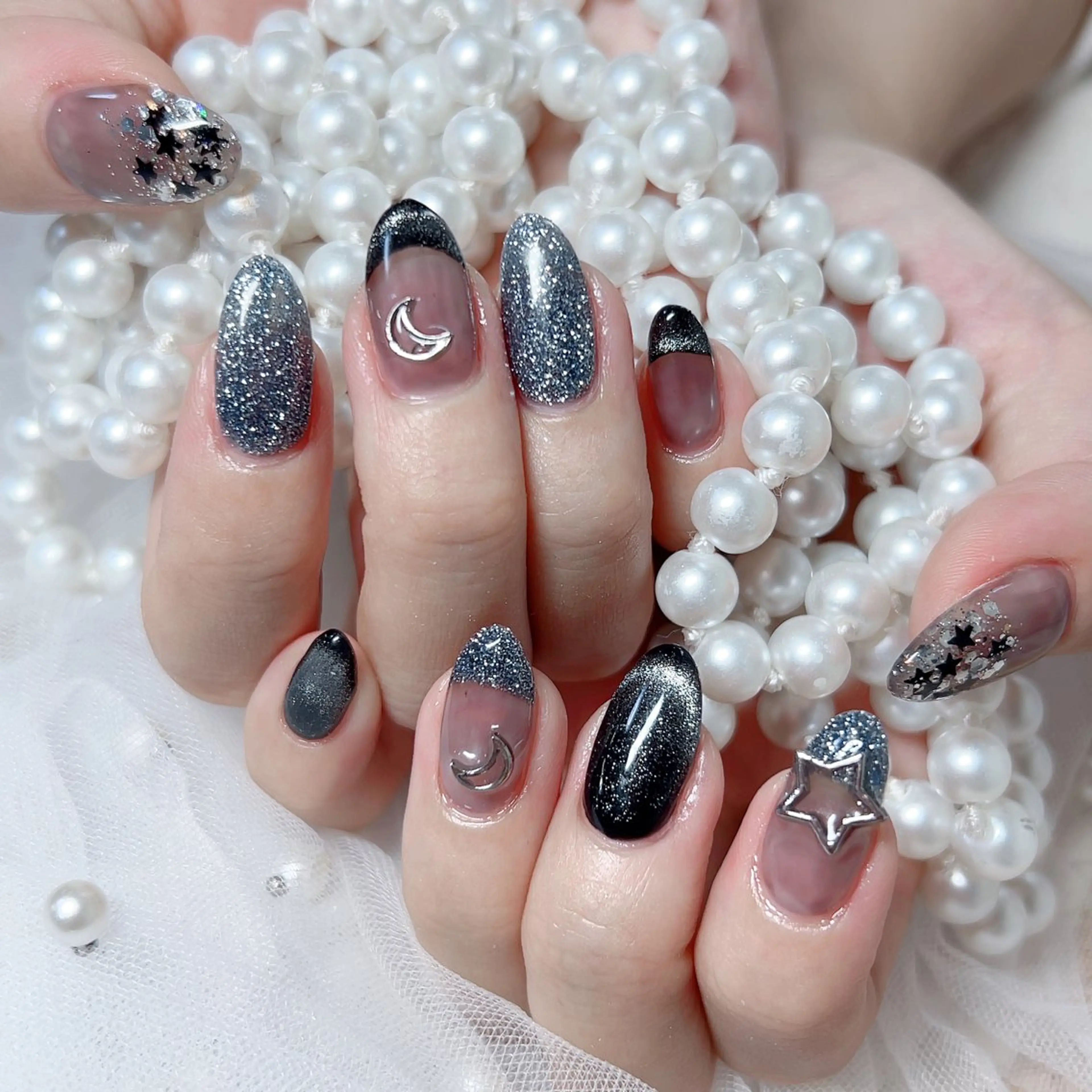 ネイル ハンドネイル M🌷nail 長さだし専門店のネイルデザイン