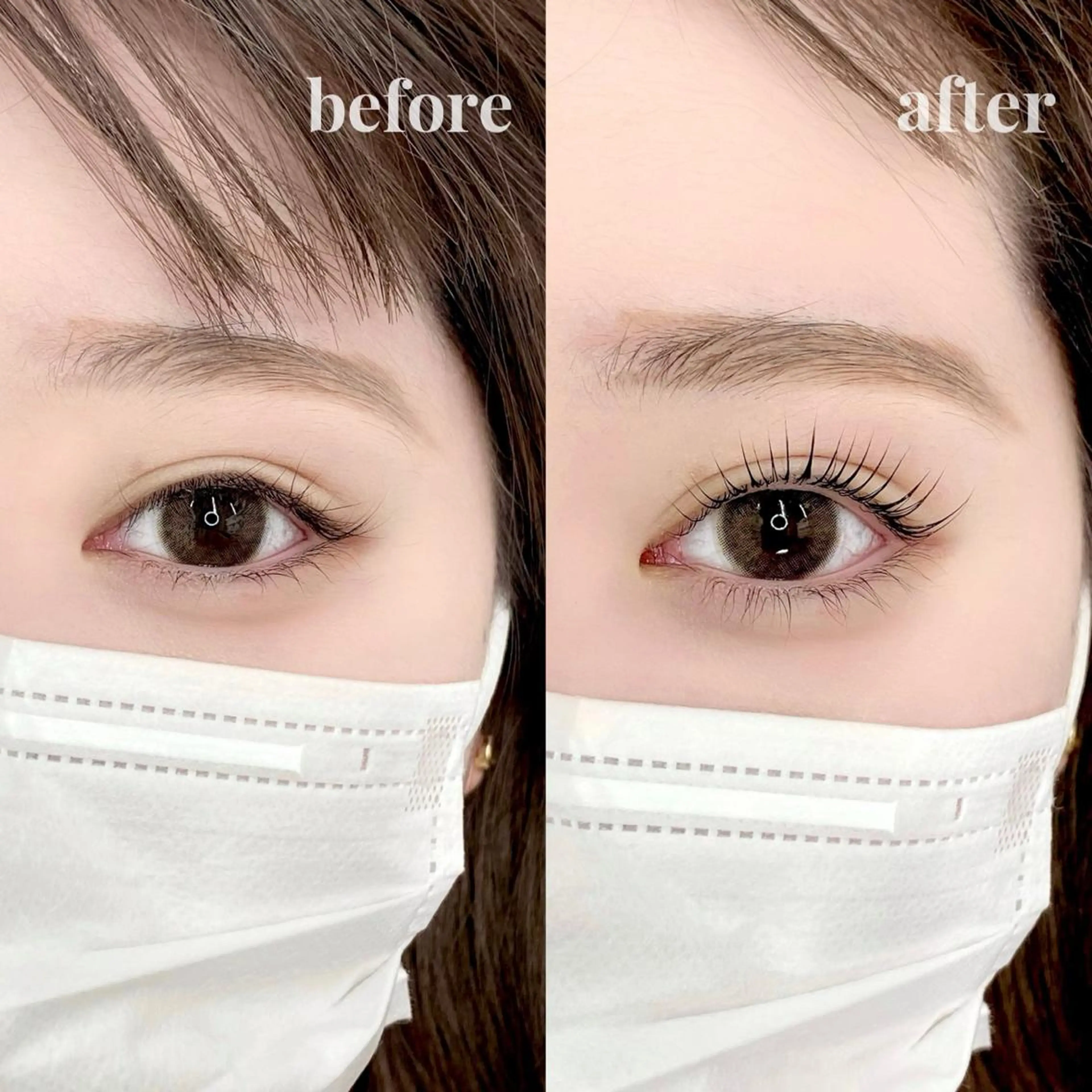 マツエク・マツパ パリジェンヌラッシュリフト 一重×まつ毛パーマ まつ毛と眉毛の専門店　Refine所属・Refine Sayakaのマツエク・マツパデザイン