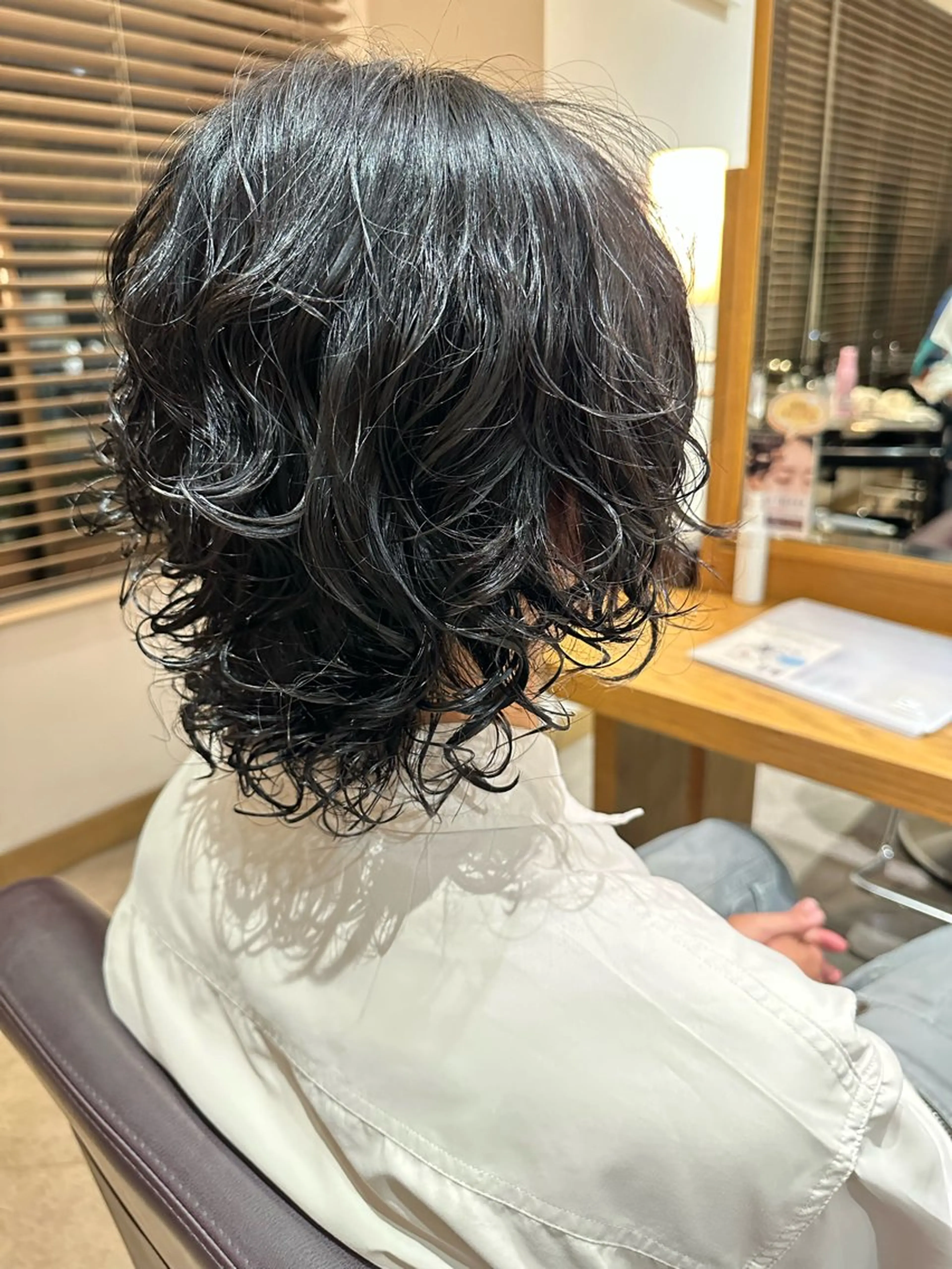 ミディアム 横山 美由紀のヘアスタイル