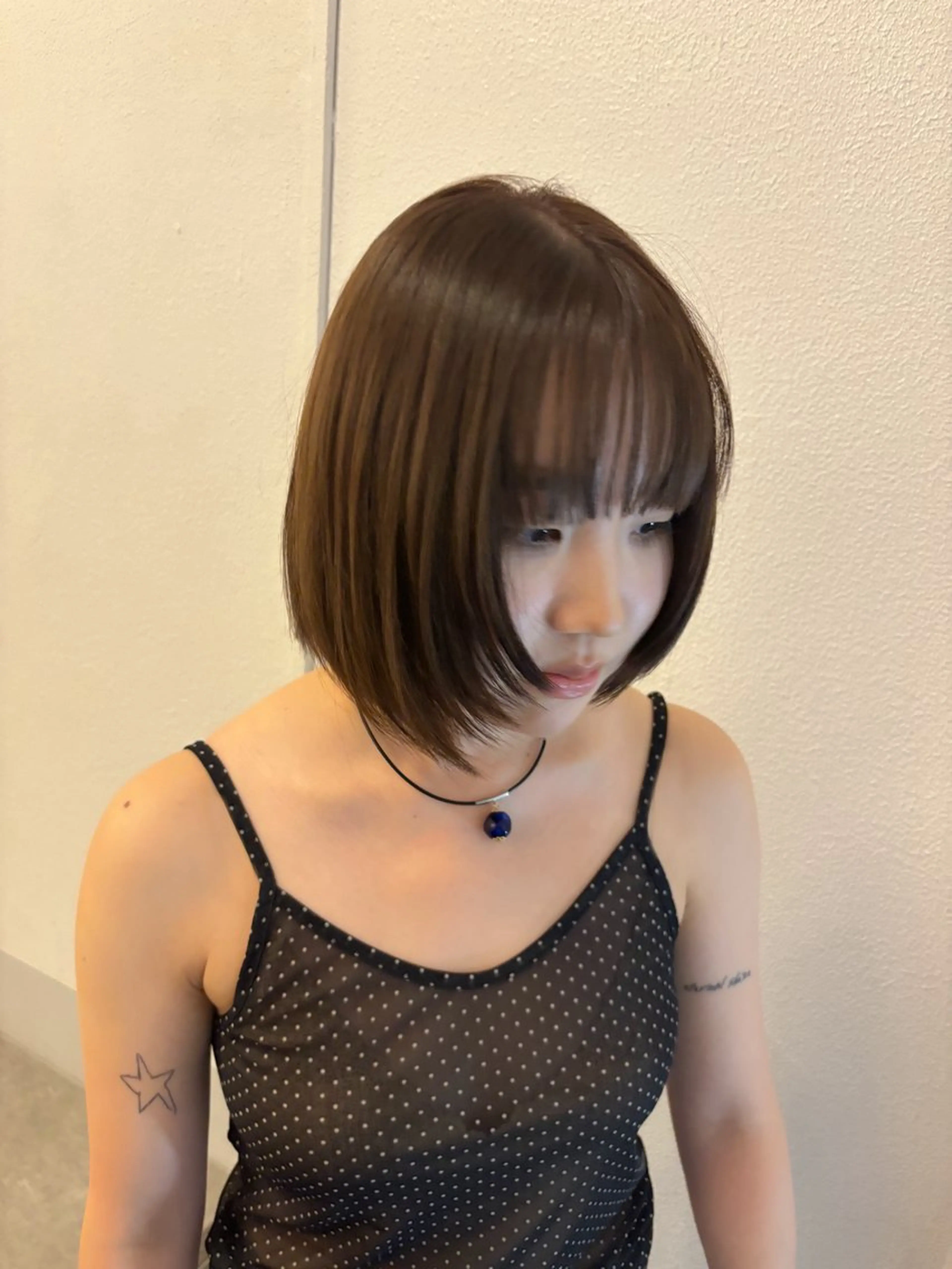 ladies cut💫+treatment🩰 (ミディアム,ボブ,ショート)の写真