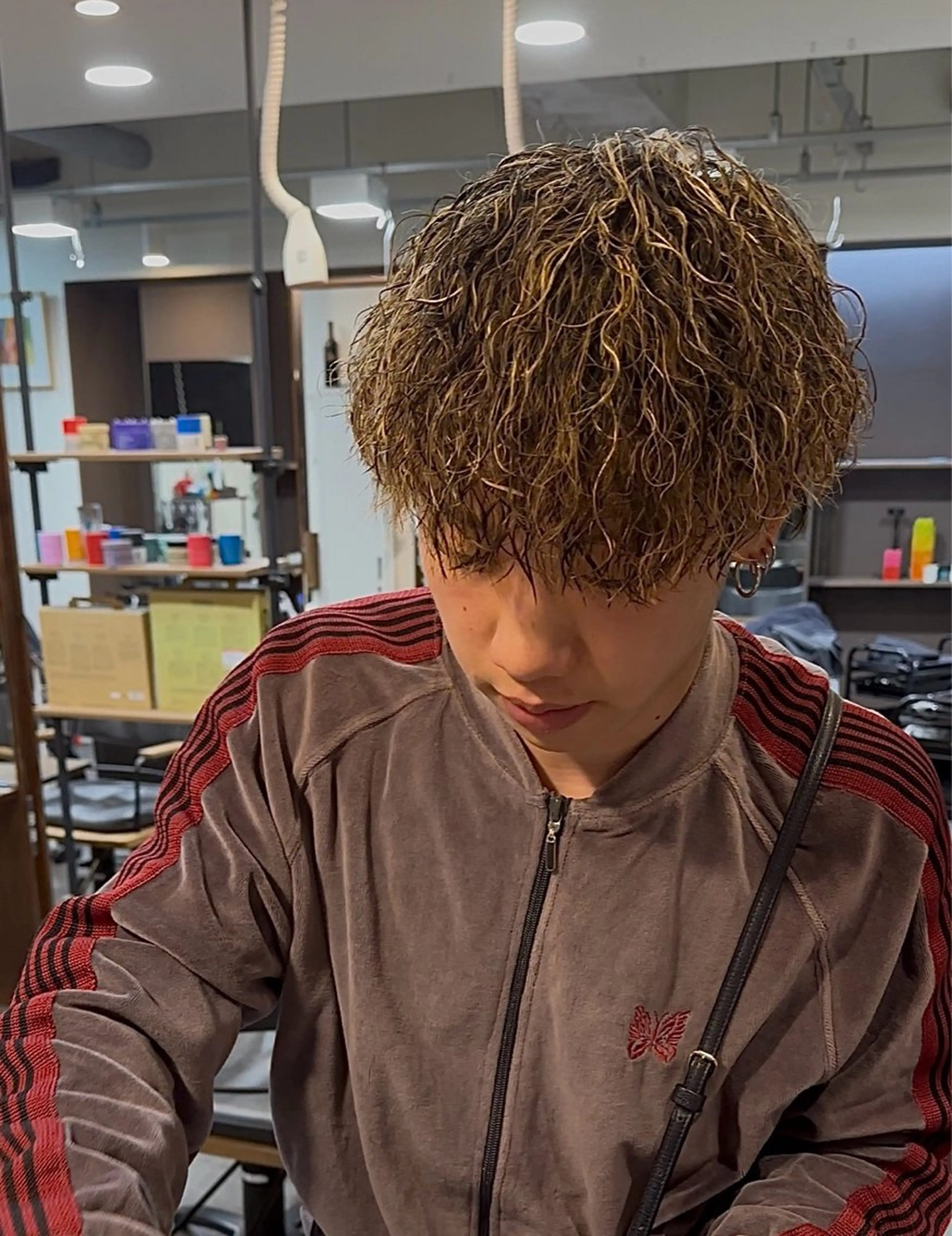 パーマ メンズ メンズメッシュ メンズパーマ カット ヘアカラー パーマ 年間2000名担当◎ パーマ職人/仲原佑樹のヘアスタイル