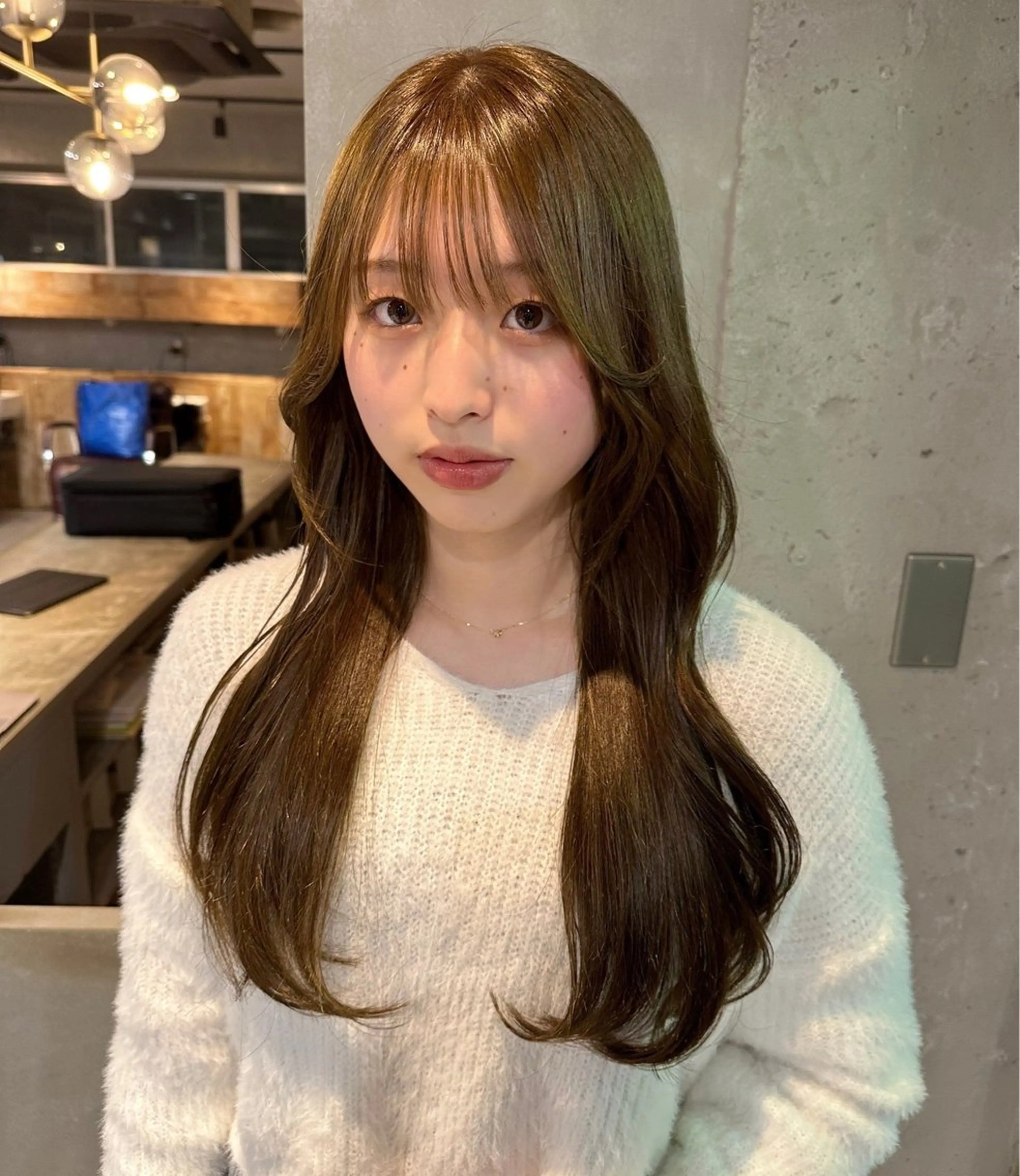 ロング 韓国風ヘア tamakawa hinaのヘアスタイル