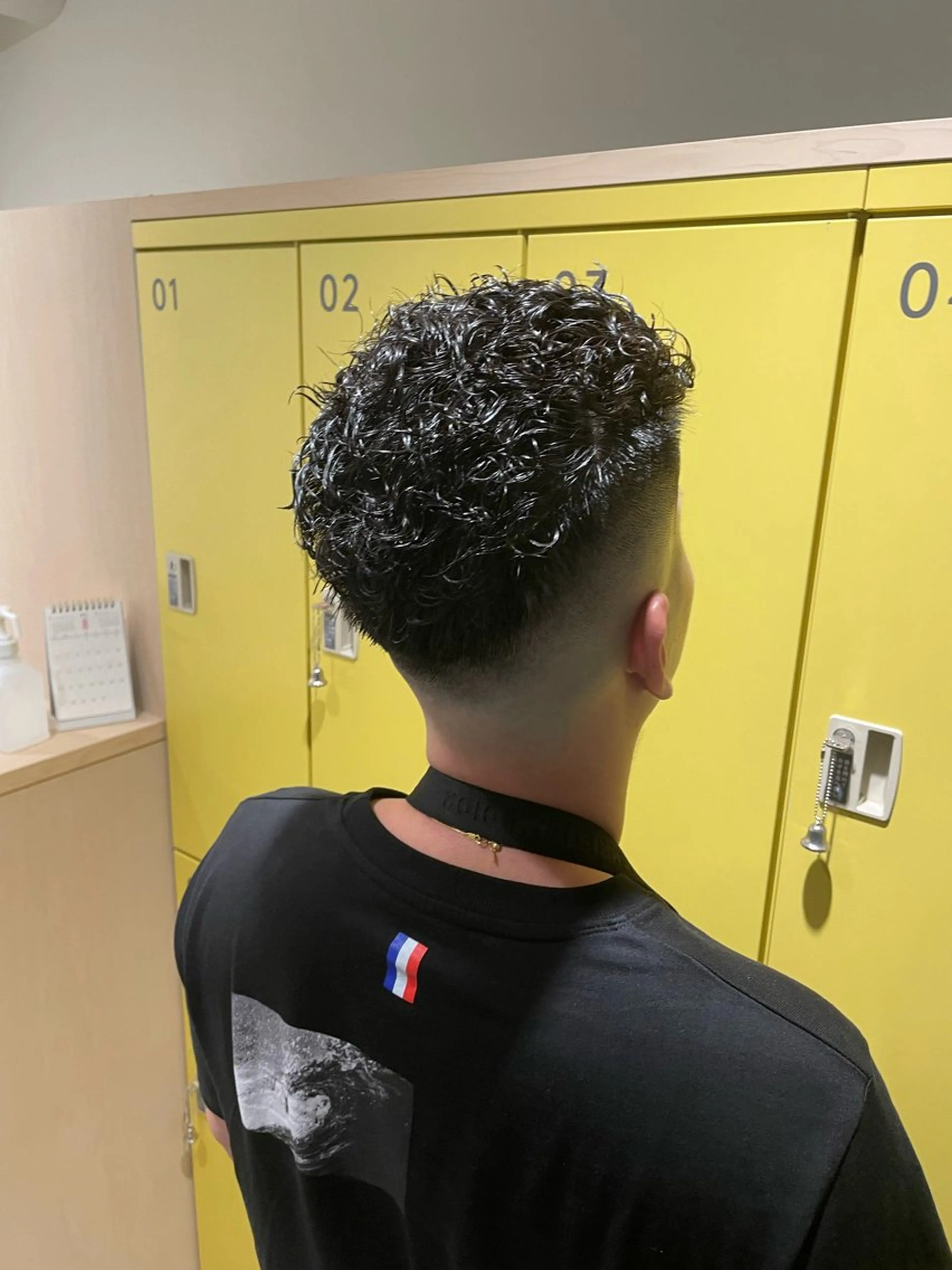 パーマ メンズ メンズパーマ スパイラルパーマ Le'a所属・渋谷/フェード/ 國分 翔のヘアスタイル