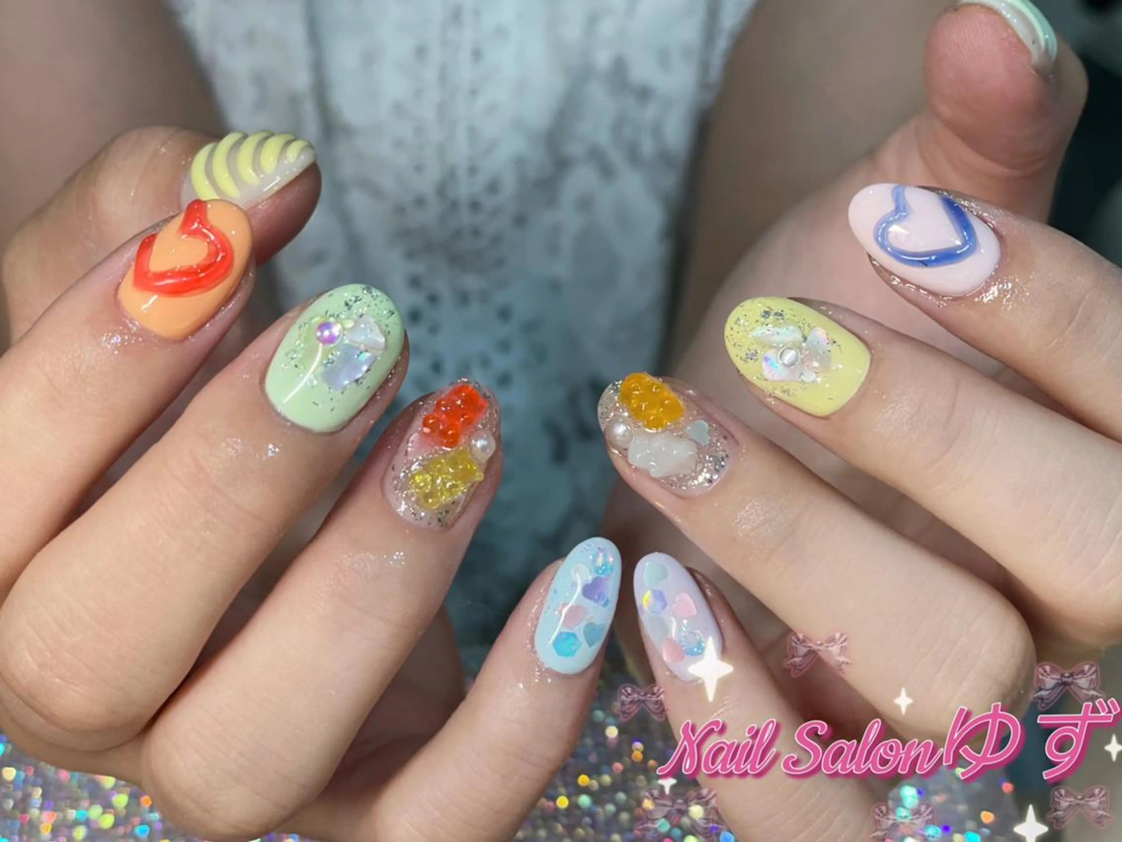 ネイル ハンドネイル MAKI💚💚💚 秋葉原.のネイルデザイン